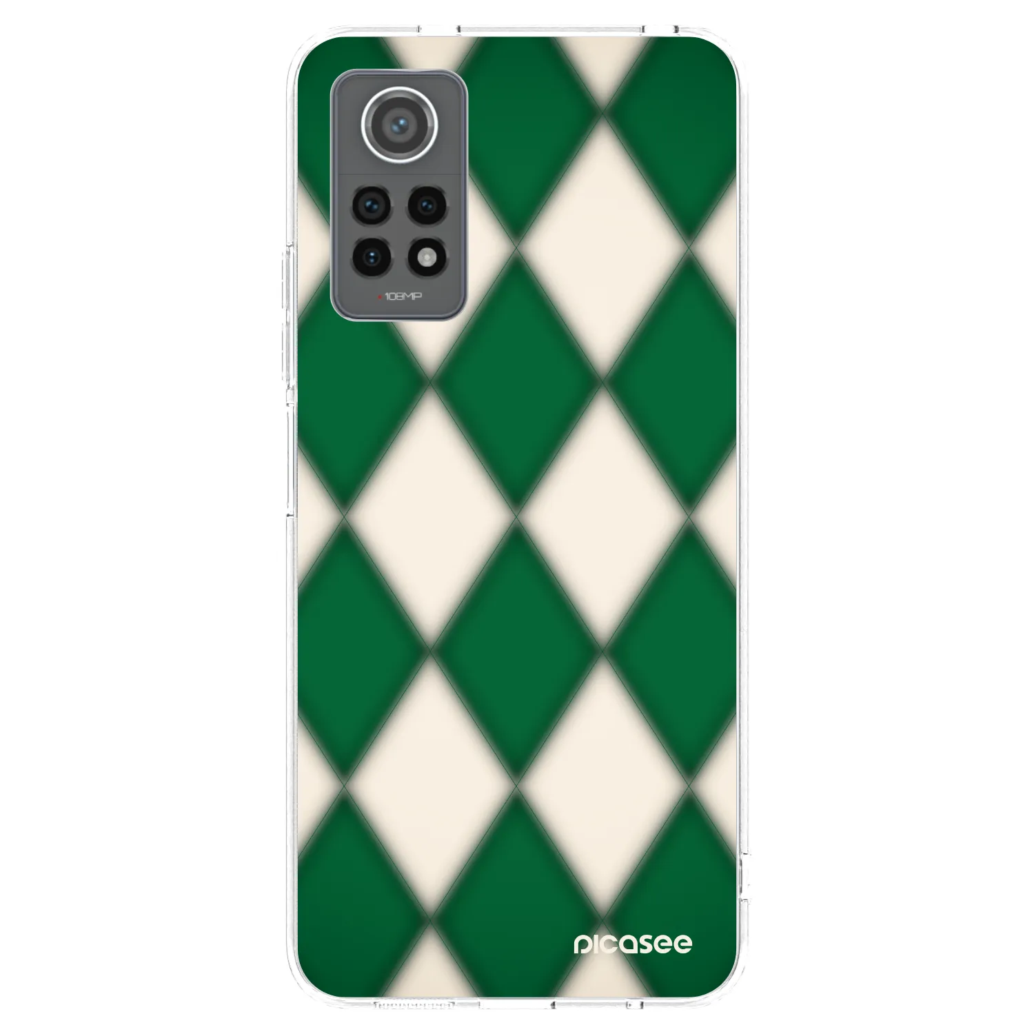Picasee silikónový prehľadný obal pre Xiaomi Redmi Note 12 Pro 4G - Emerald Diamond