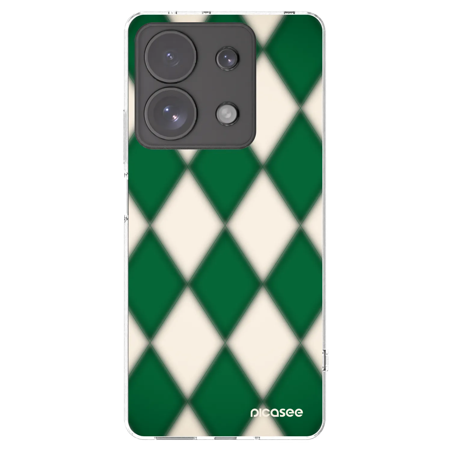 Silikónový prehľadný obal pre Xiaomi Redmi Note 13 Pro 4G - Emerald Diamond