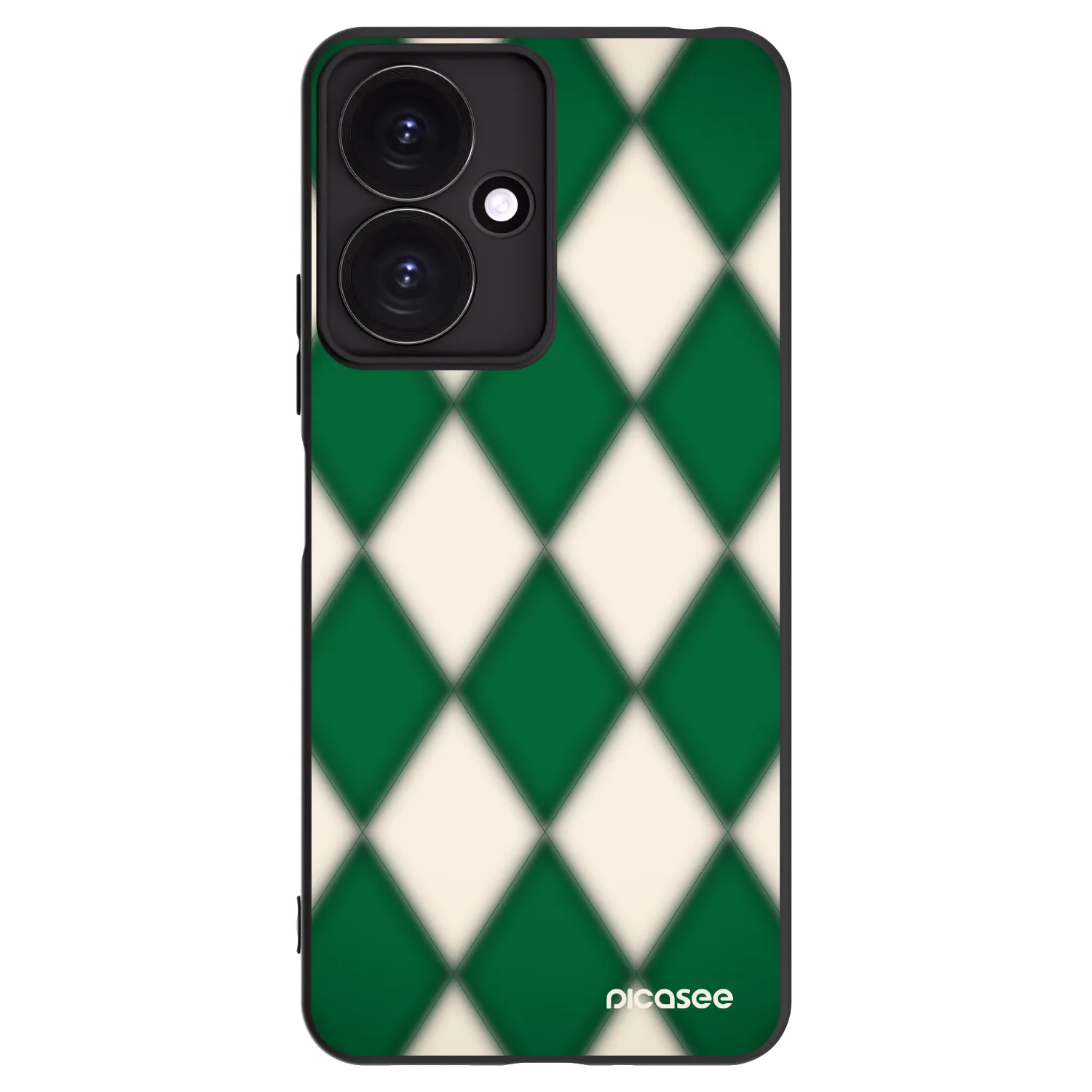 Picasee silikónový čierny obal pre Xiaomi Redmi 13C 5G - Emerald Diamond