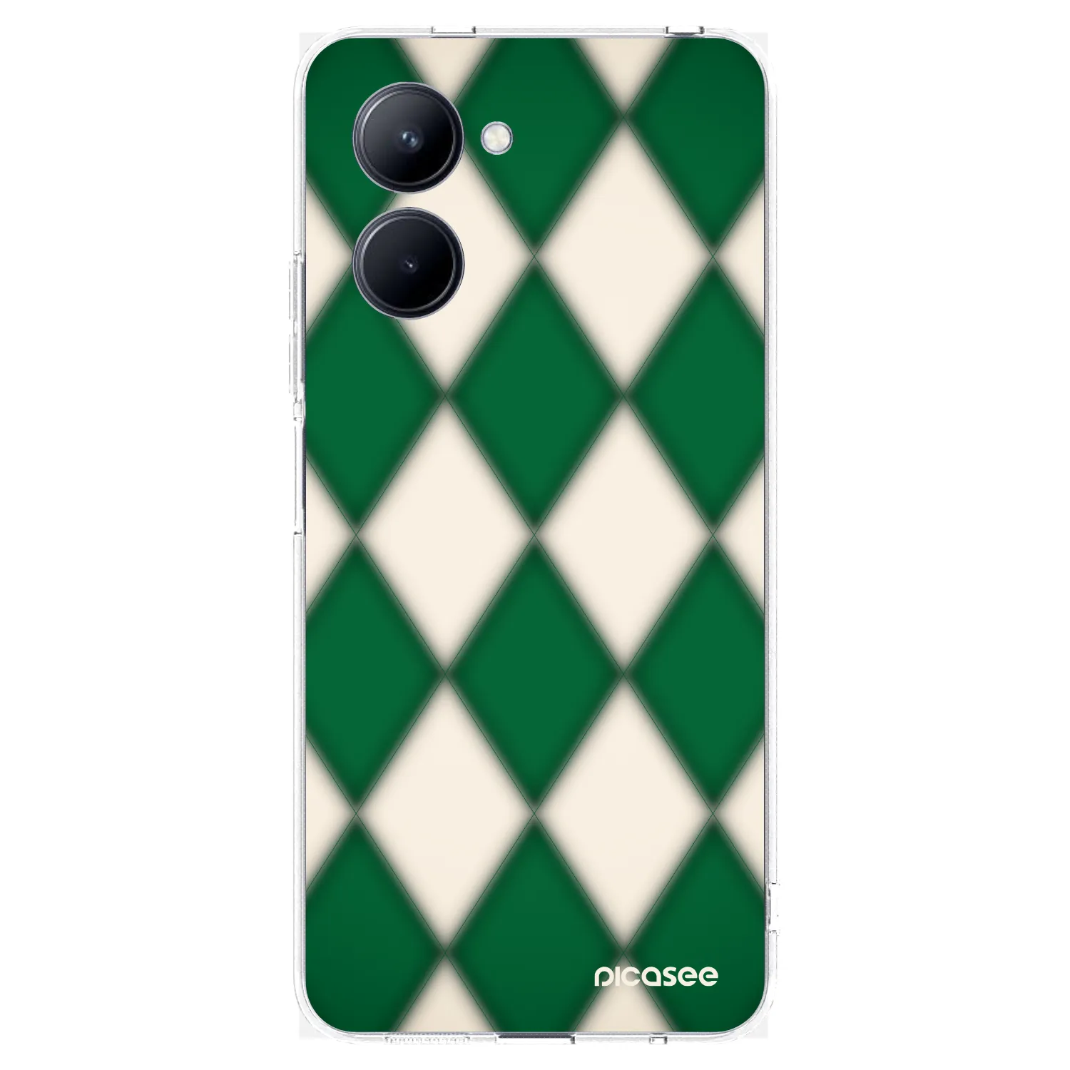 Picasee silikónový prehľadný obal pre Realme C33 (2023) - Emerald Diamond