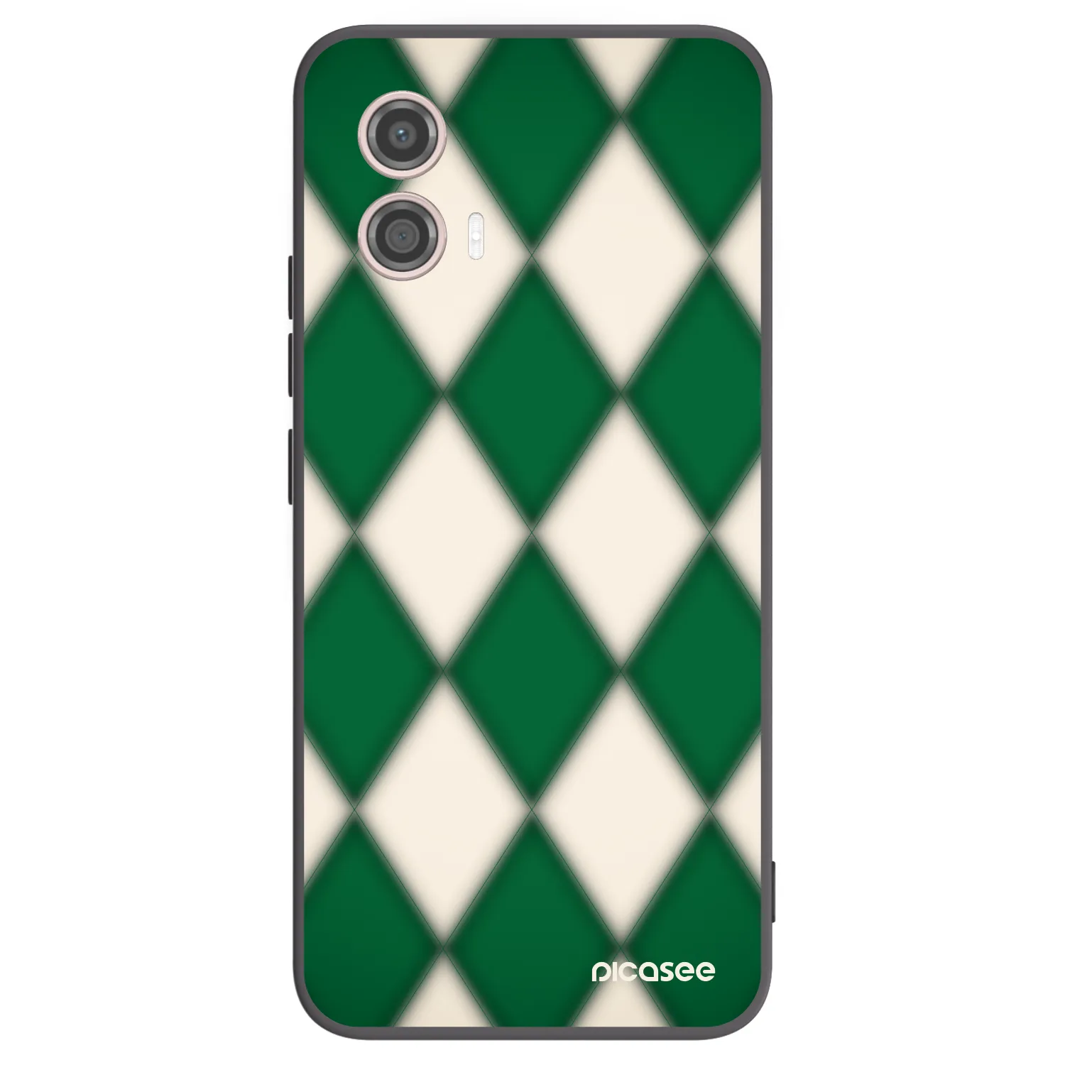 Picasee silikónový čierny obal pre Motorola Moto G53 5G - Emerald Diamond