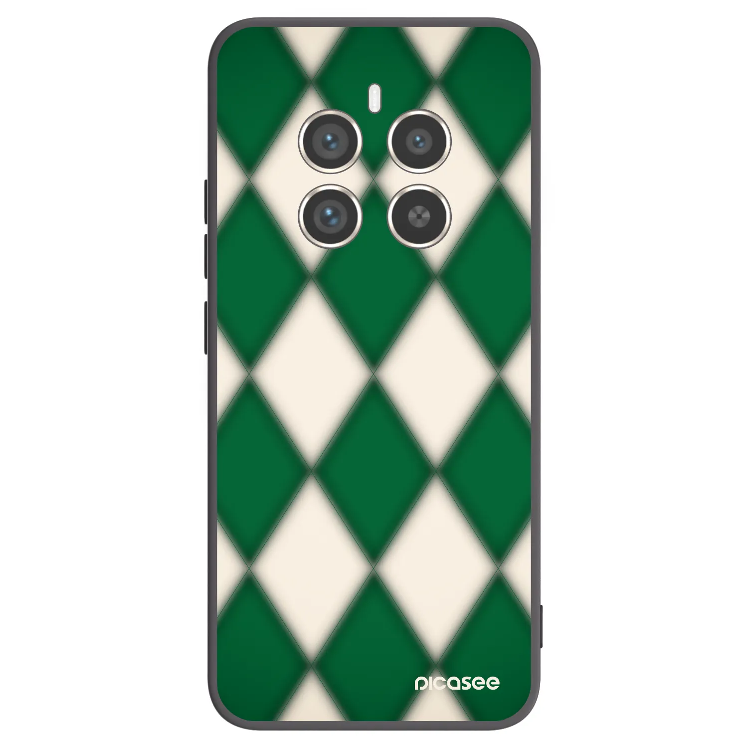 Picasee silikónový čierny obal pre Realme 12 Pro 5G - Emerald Diamond