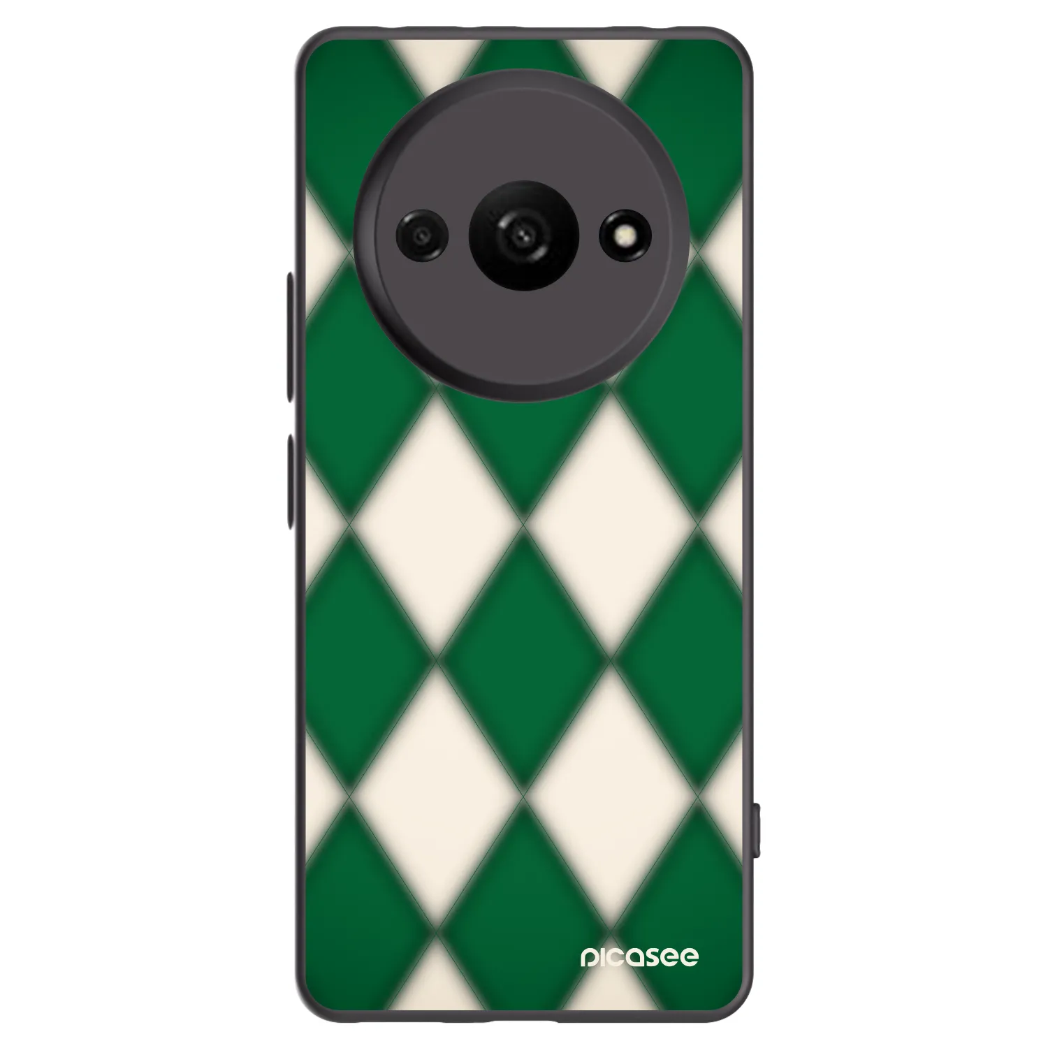 Picasee silikónový čierny obal pre Xiaomi Redmi A3 - Emerald Diamond