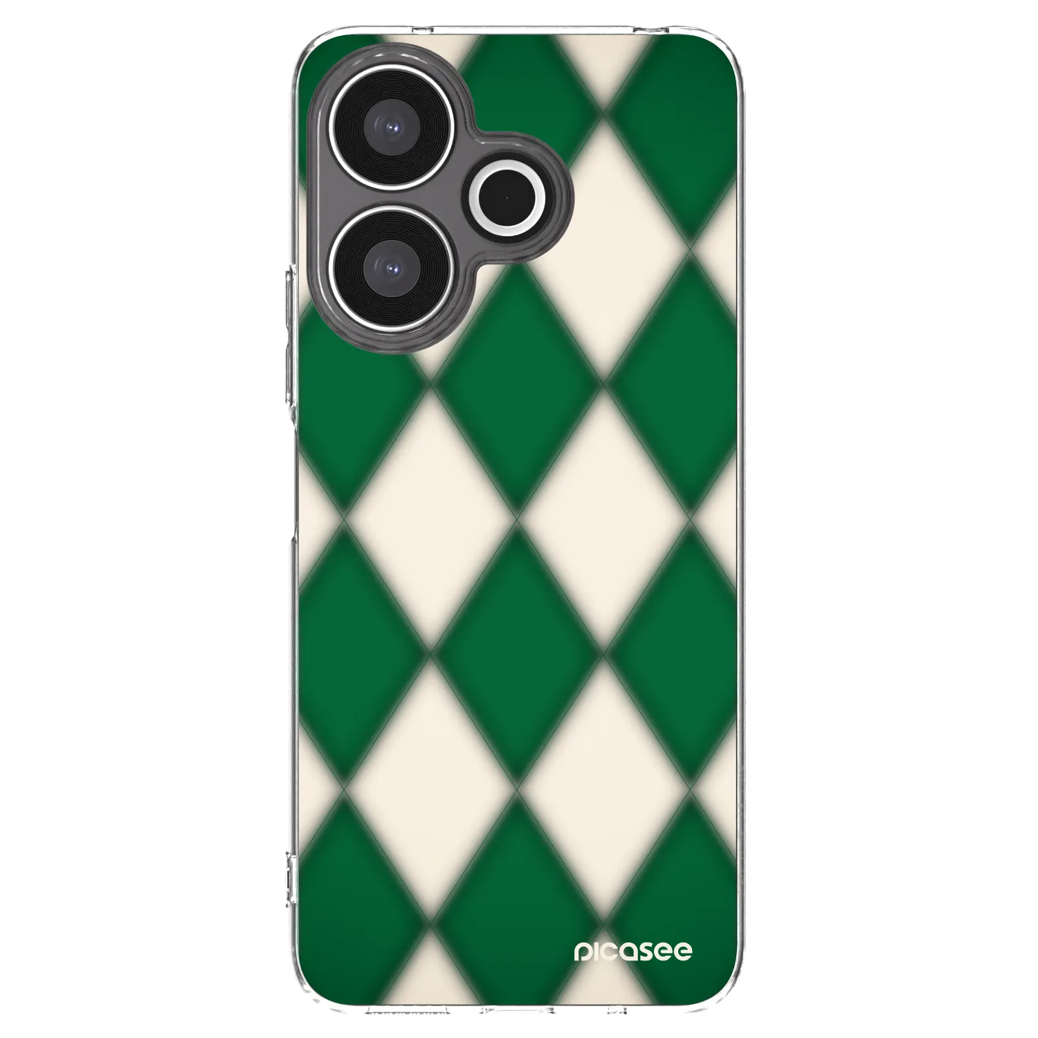 Silikónový prehľadný obal pre Xiaomi Redmi 13 4G - Emerald Diamond