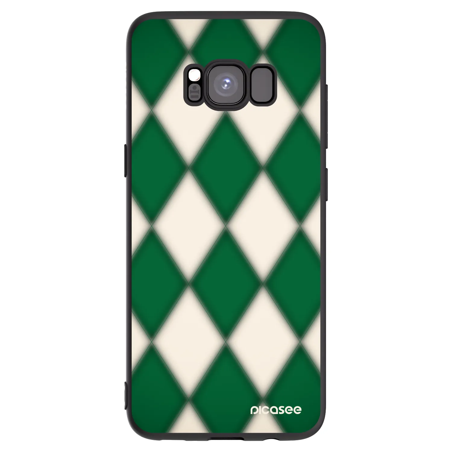 Picasee silikónový čierny obal pre Samsung Galaxy S8 G950F - Emerald Diamond