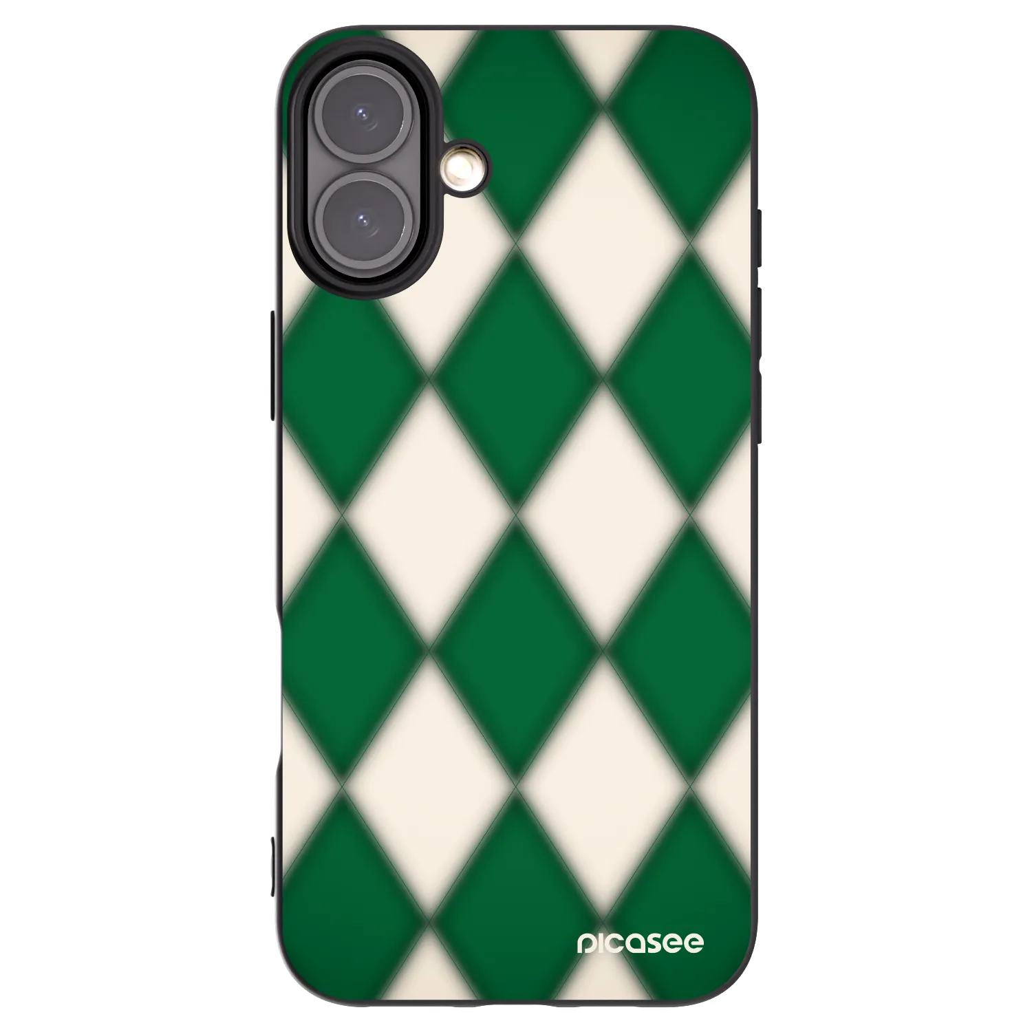 Picasee silikónový čierny obal pre Apple iPhone 16 Plus - Emerald Diamond