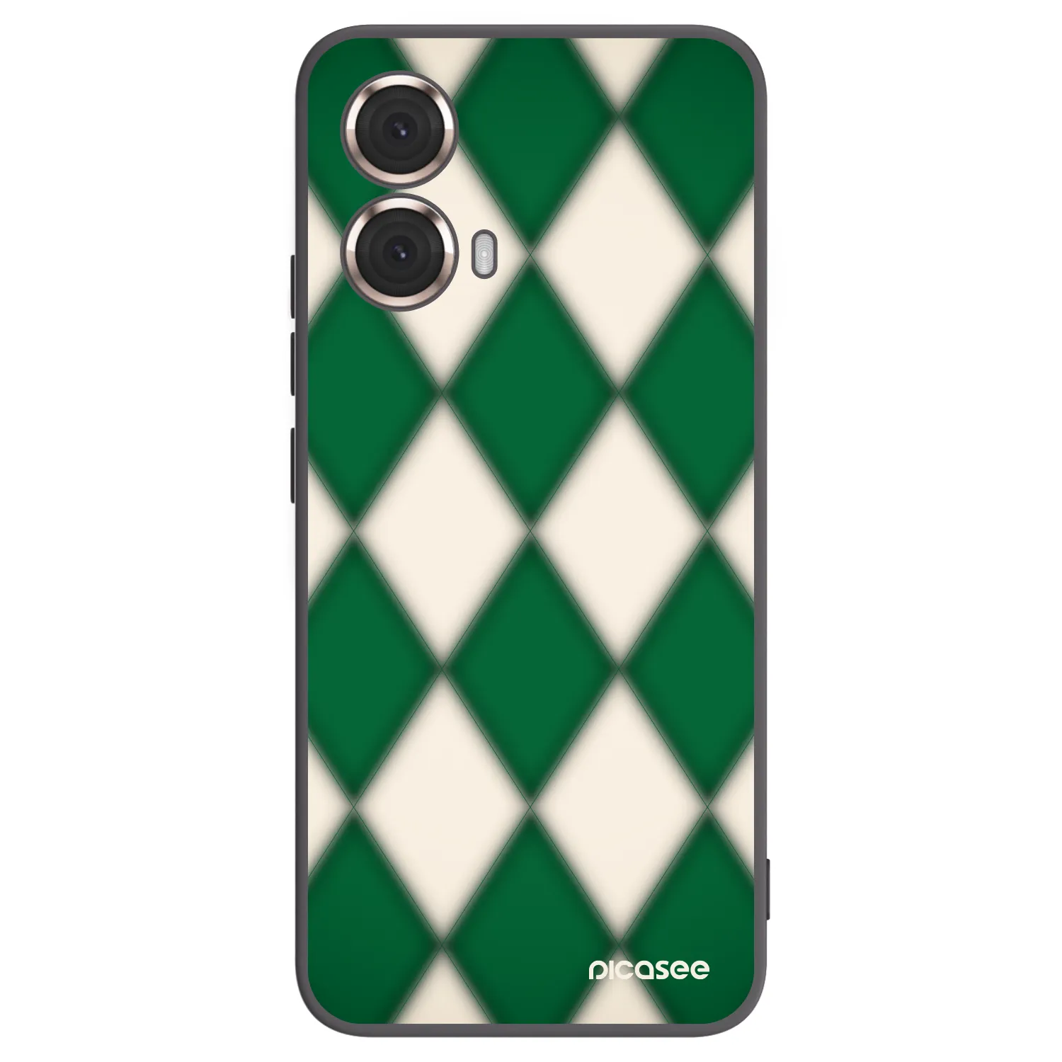 Silikónový čierny obal pre Motorola Moto G85 - Emerald Diamond