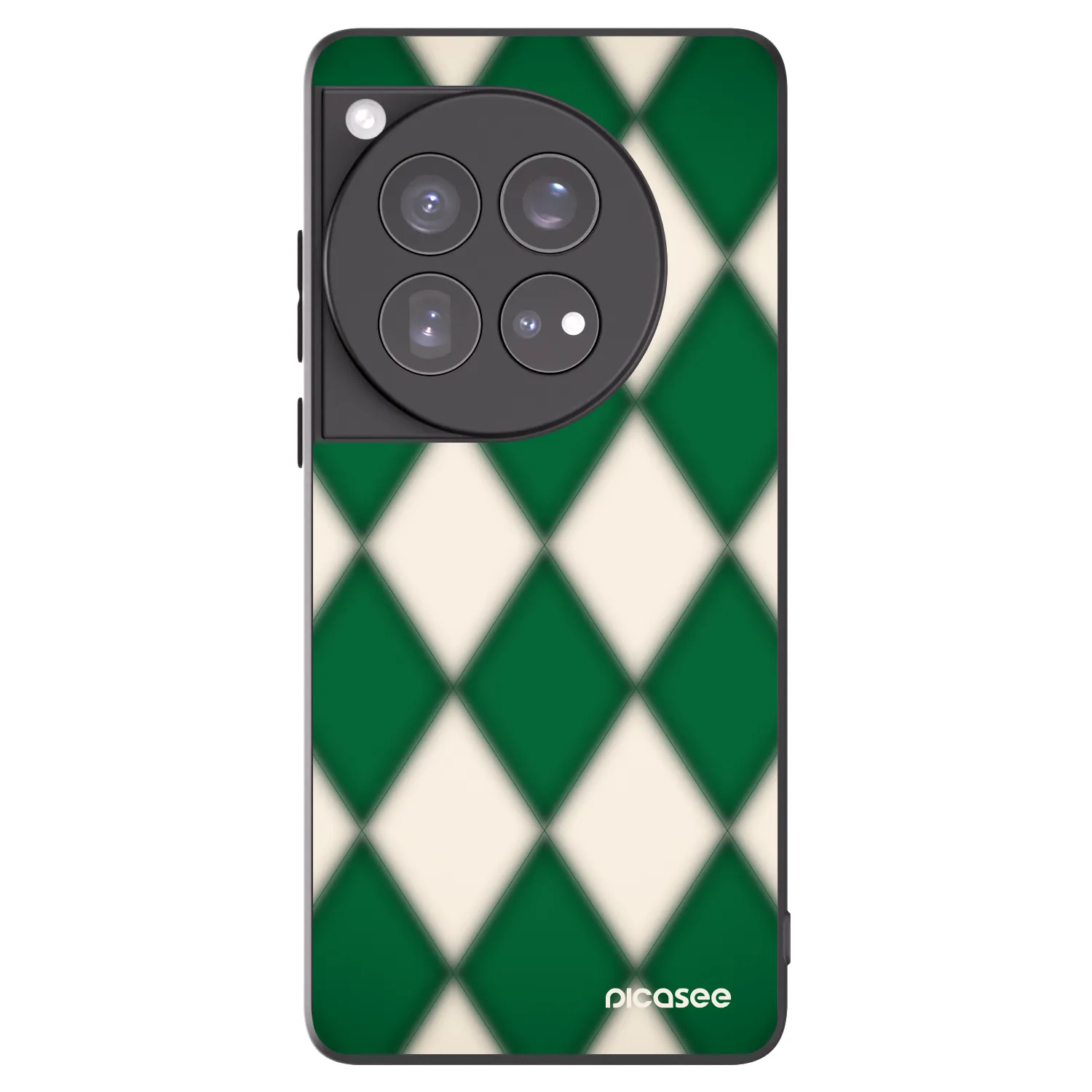 Silikónový čierny obal pre OnePlus 12 5G - Emerald Diamond