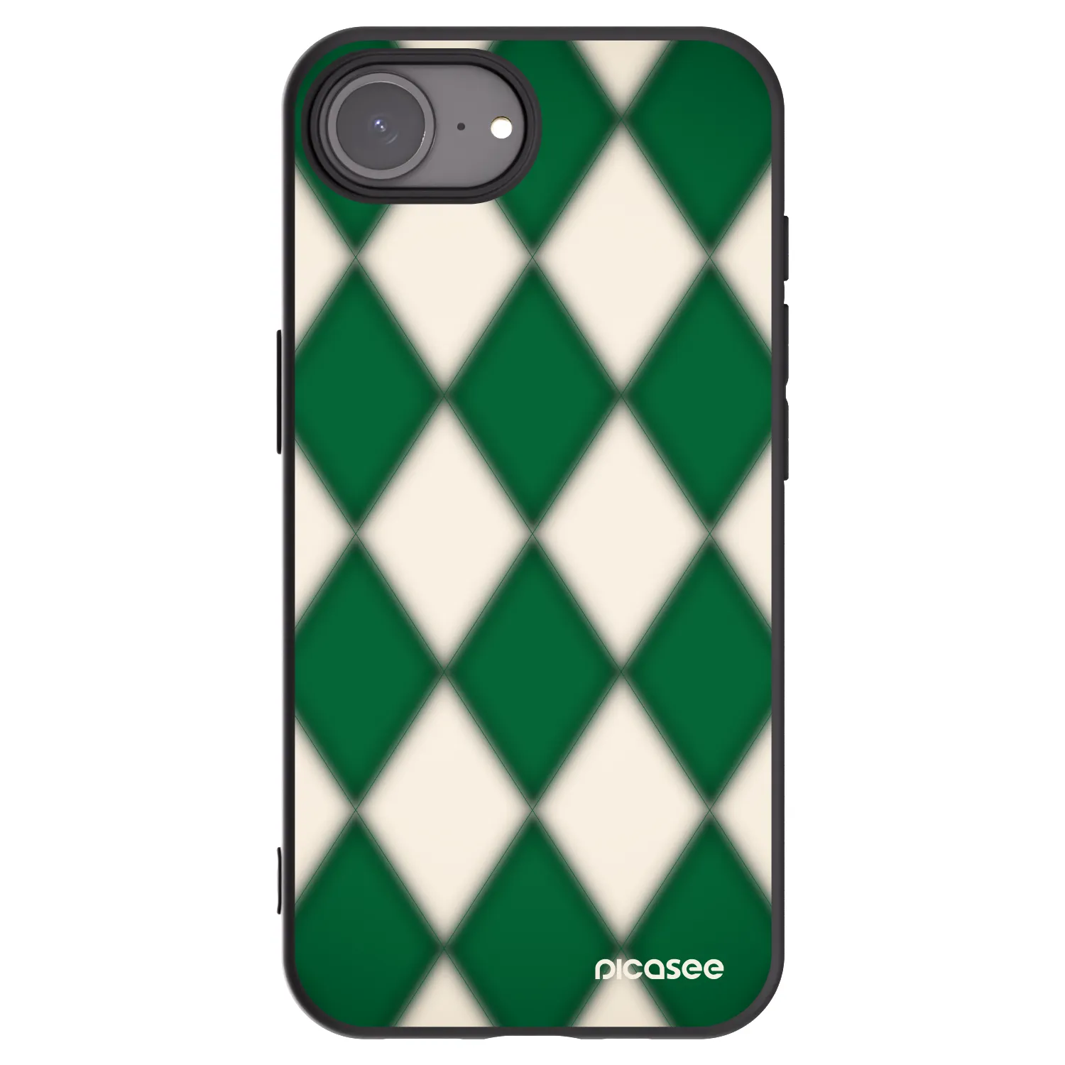 Picasee silikónový čierny obal pre Apple iPhone 16e - Emerald Diamond