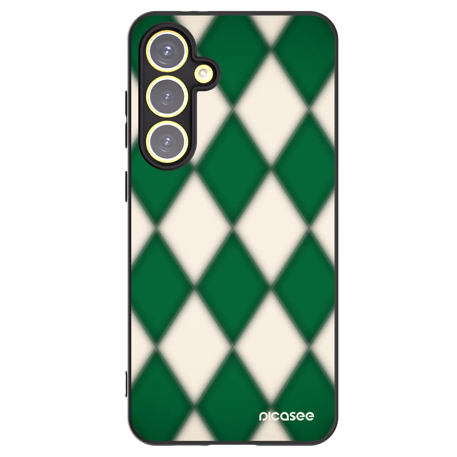 Picasee silikónový čierny obal pre Samsung Galaxy S24 FE S721B - Emerald Diamond