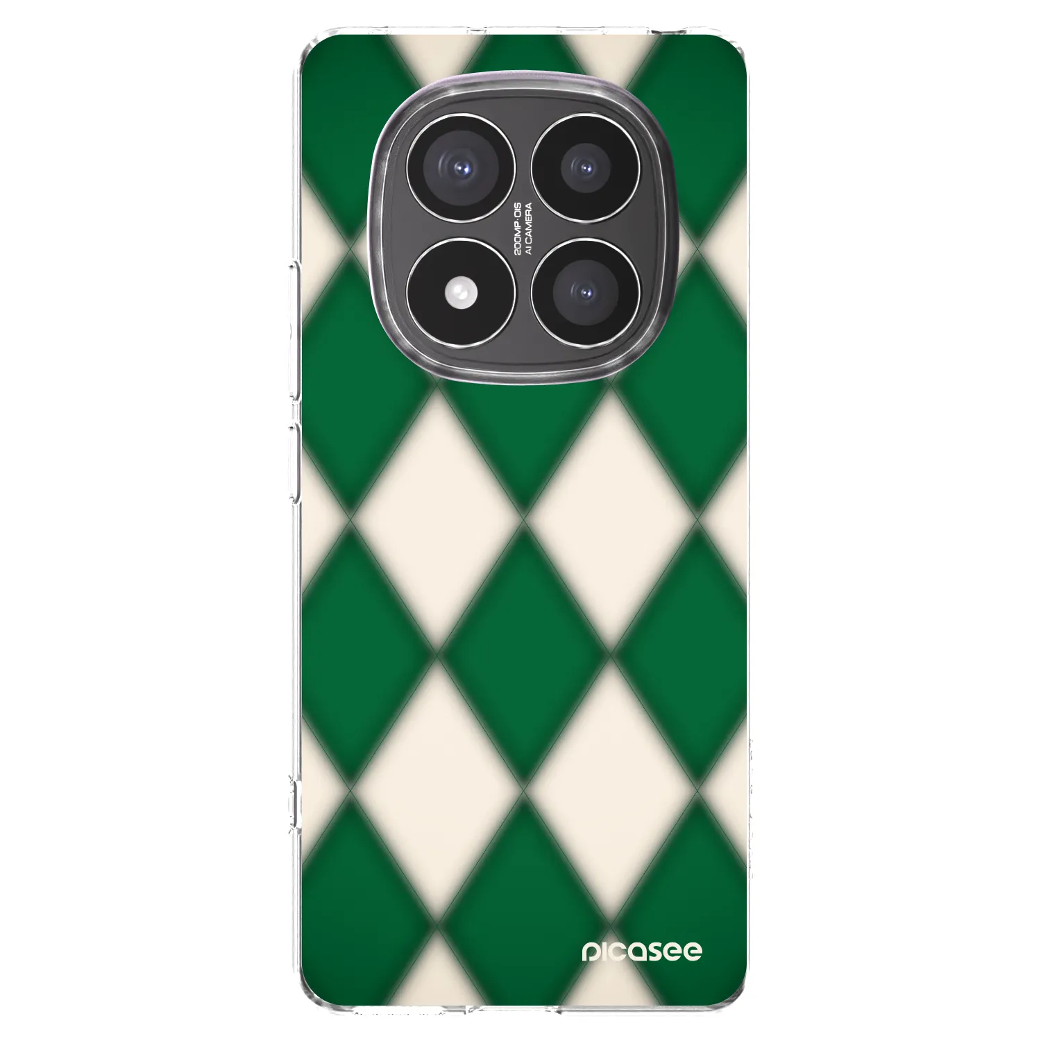 Silikónový prehľadný obal pre Xiaomi Redmi Note 14 Pro+ 5G - Emerald Diamond