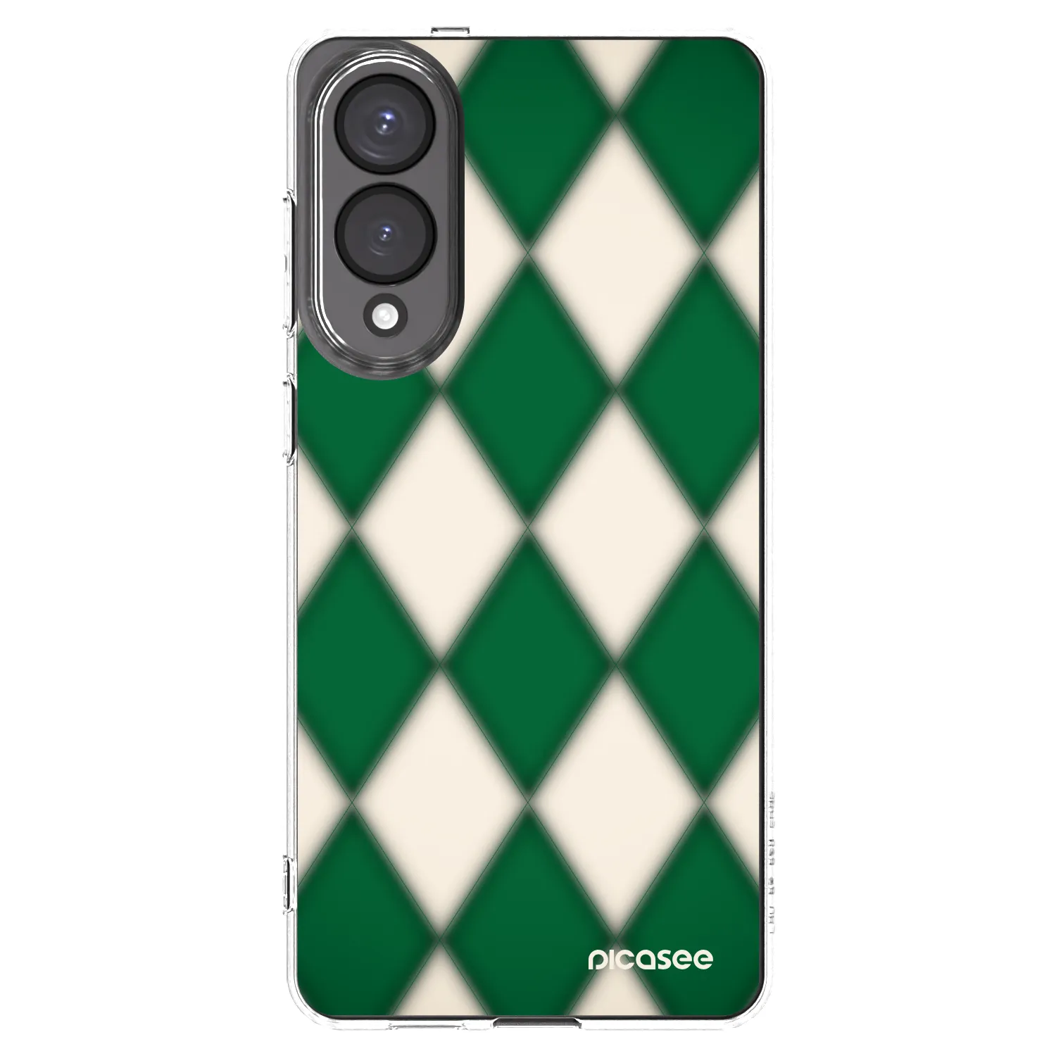Picasee silikónový prehľadný obal pre Samsung Galaxy S25 Edge 5G - Emerald Diamond