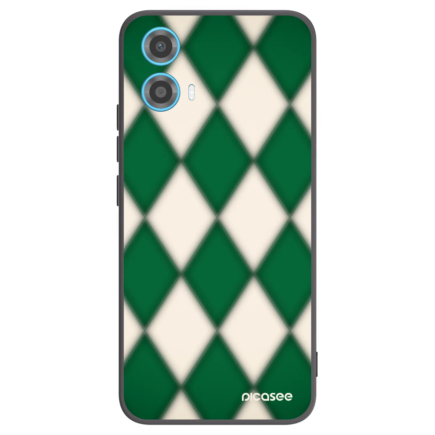 Picasee silikónový čierny obal pre Motorola Moto G34 5G - Emerald Diamond