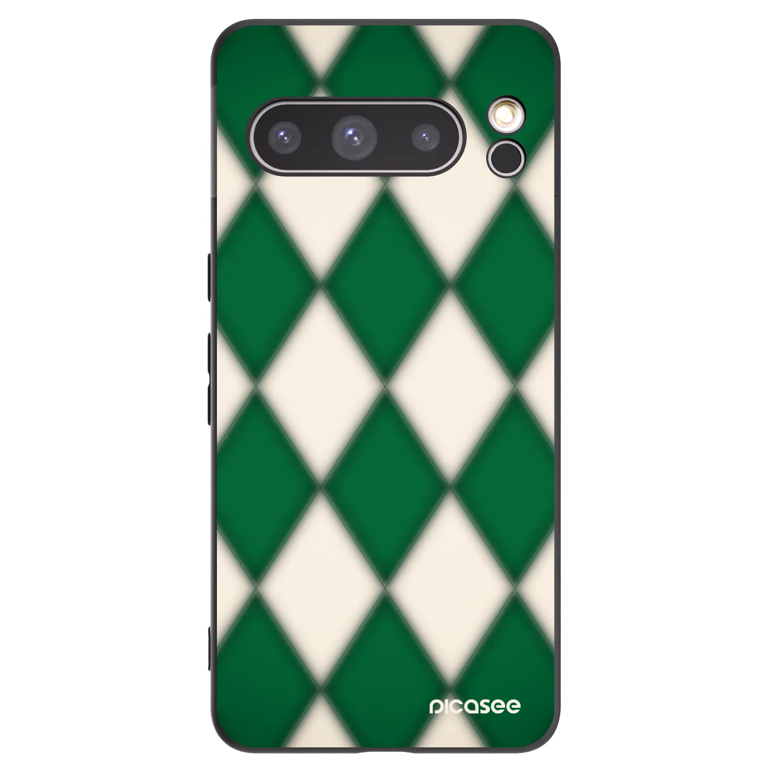 Picasee silikónový čierny obal pre Google Pixel 8 Pro - Emerald Diamond