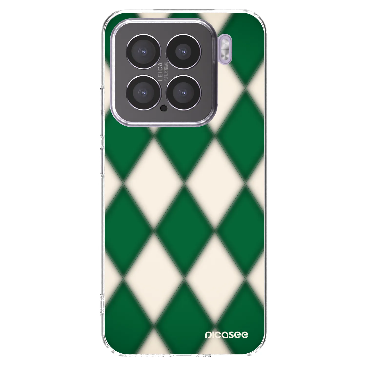 Silikónový prehľadný obal pre Xiaomi 15 - Emerald Diamond