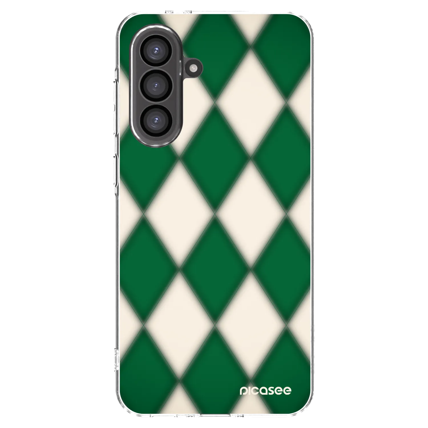 Picasee silikónový prehľadný obal pre Samsung Galaxy A36 5G - Emerald Diamond