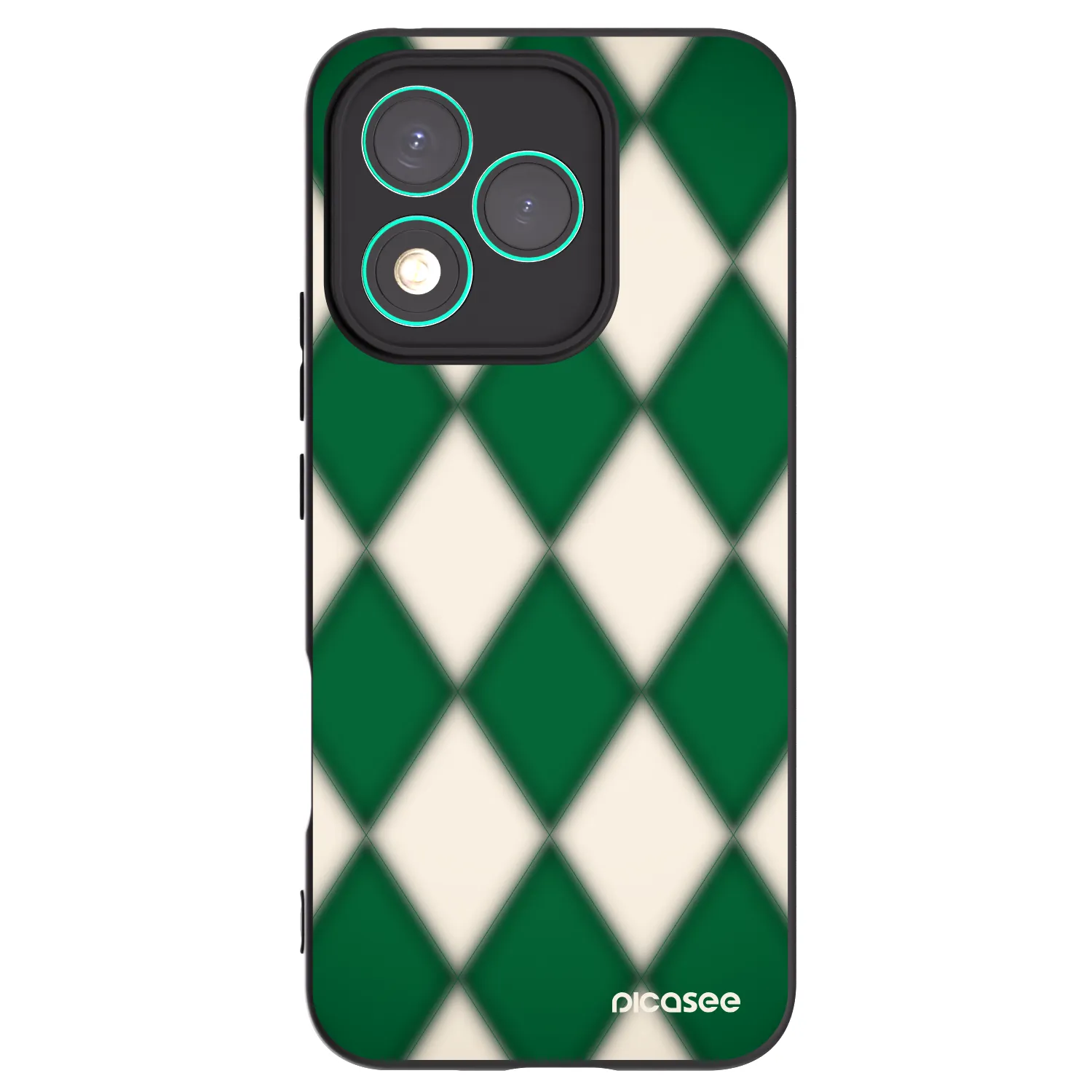 Picasee silikónový čierny obal pre Honor 400 Lite 5G - Emerald Diamond