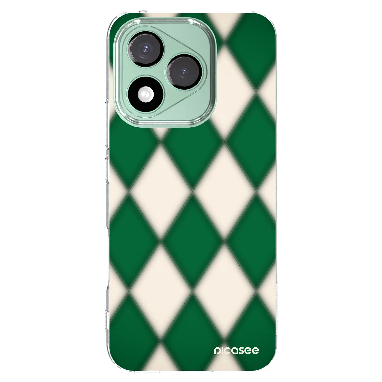Picasee silikónový prehľadný obal pre Honor 400 Lite 5G - Emerald Diamond