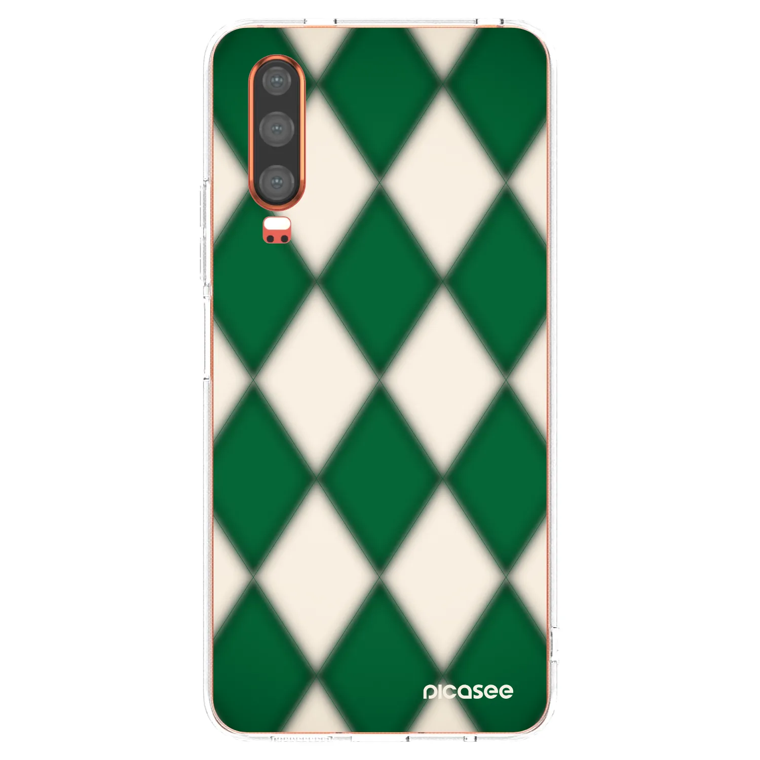 Picasee silikónový prehľadný obal pre Huawei P30 - Emerald Diamond