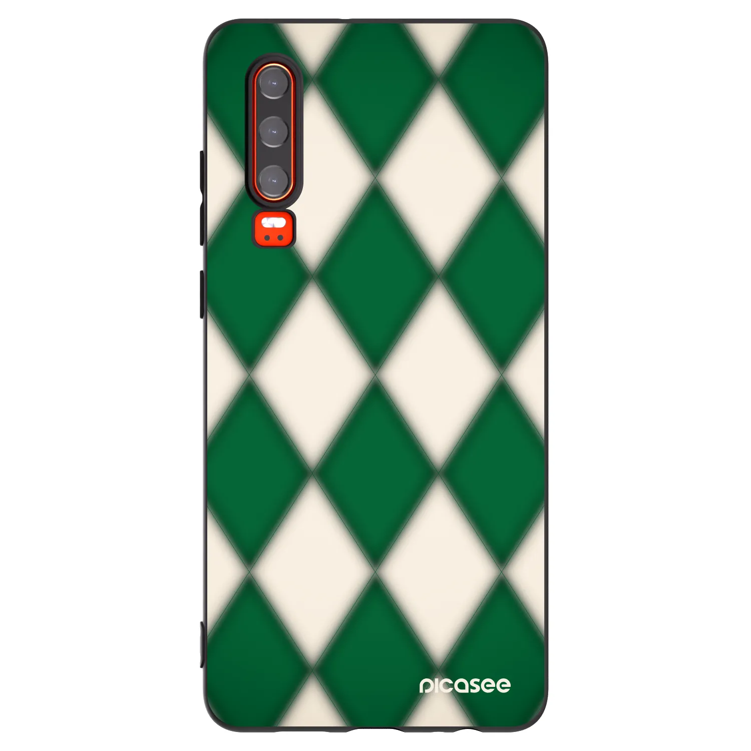 Picasee silikónový čierny obal pre Huawei P30 - Emerald Diamond