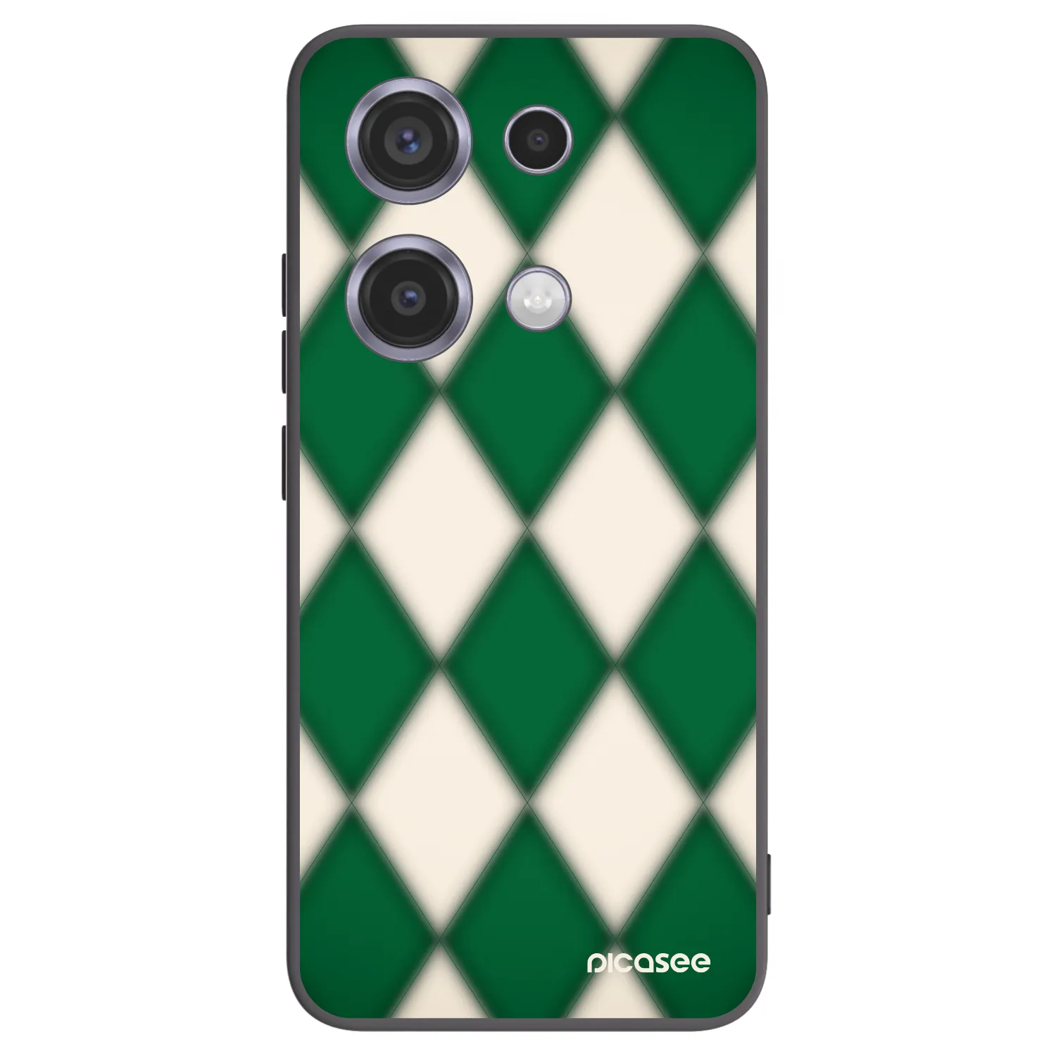 Picasee silikónový čierny obal pre Xiaomi Redmi Note 14S - Emerald Diamond