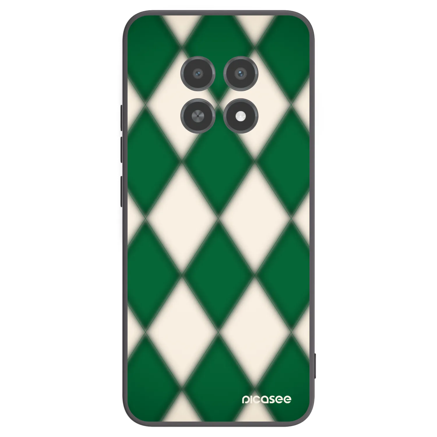 Picasee silikónový čierny obal pre Realme 12X - Emerald Diamond
