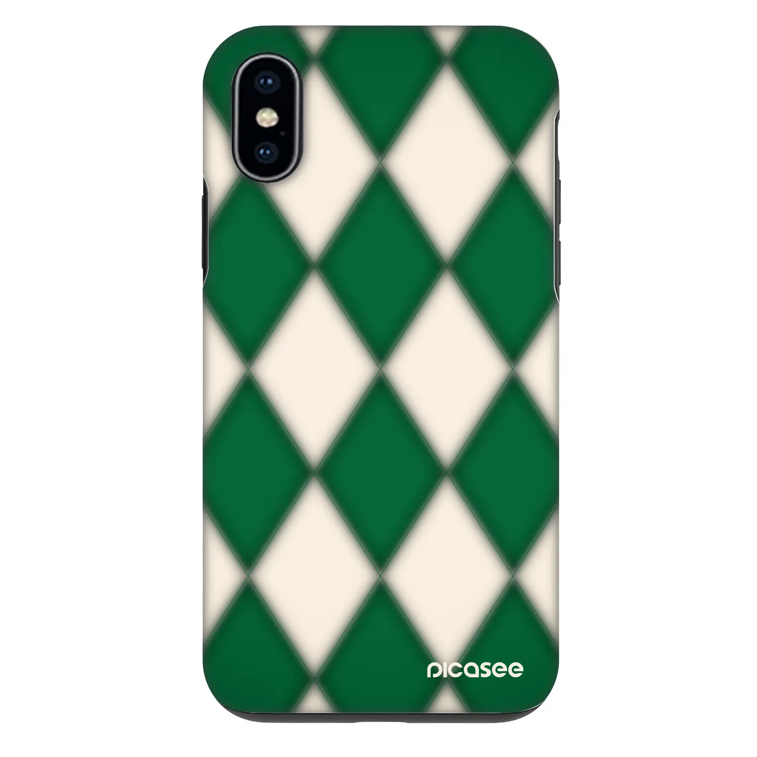 Picasee Fashion Case pre Apple iPhone X/XS - Emerald Diamond