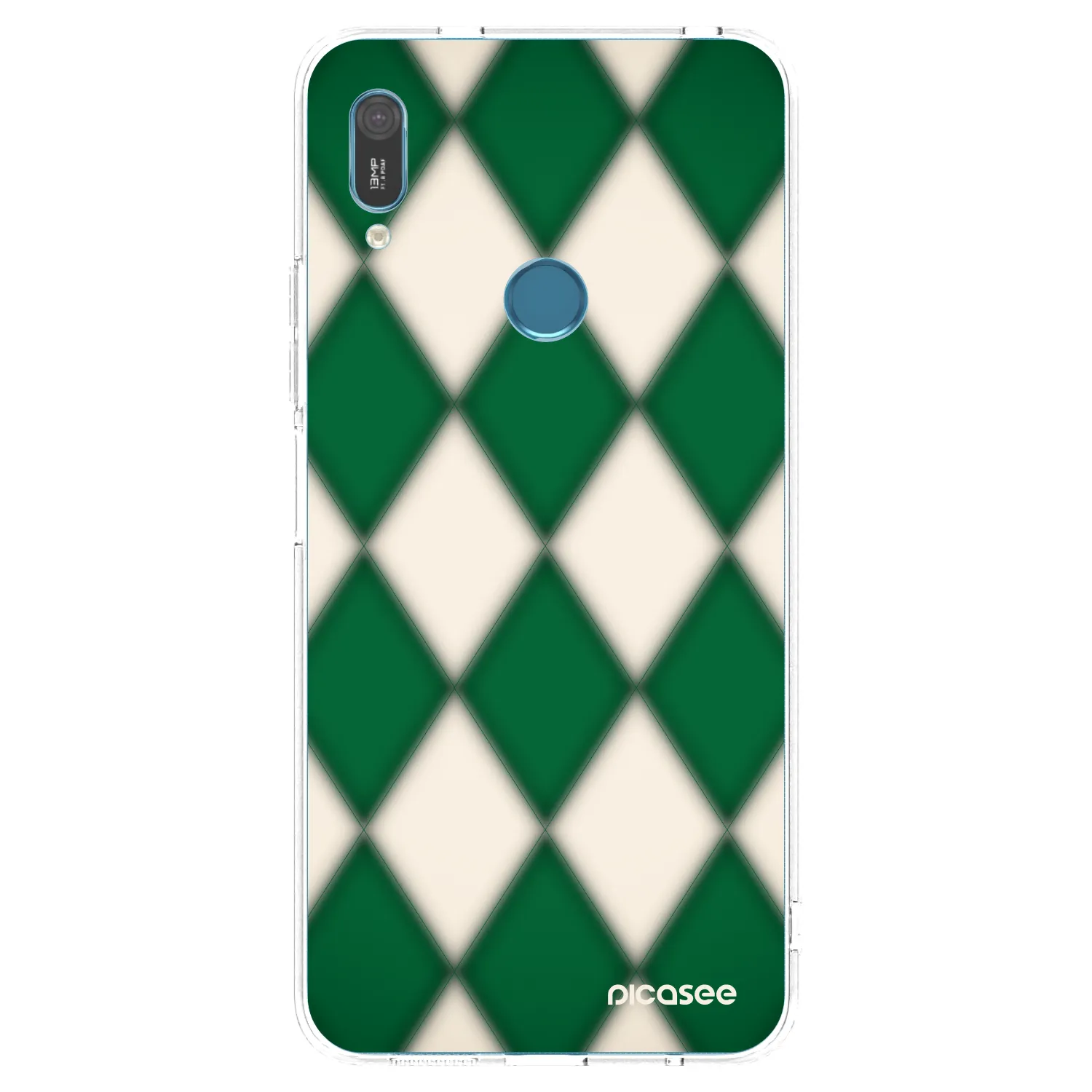 Picasee silikónový prehľadný obal pre Huawei Y6 2019 - Emerald Diamond