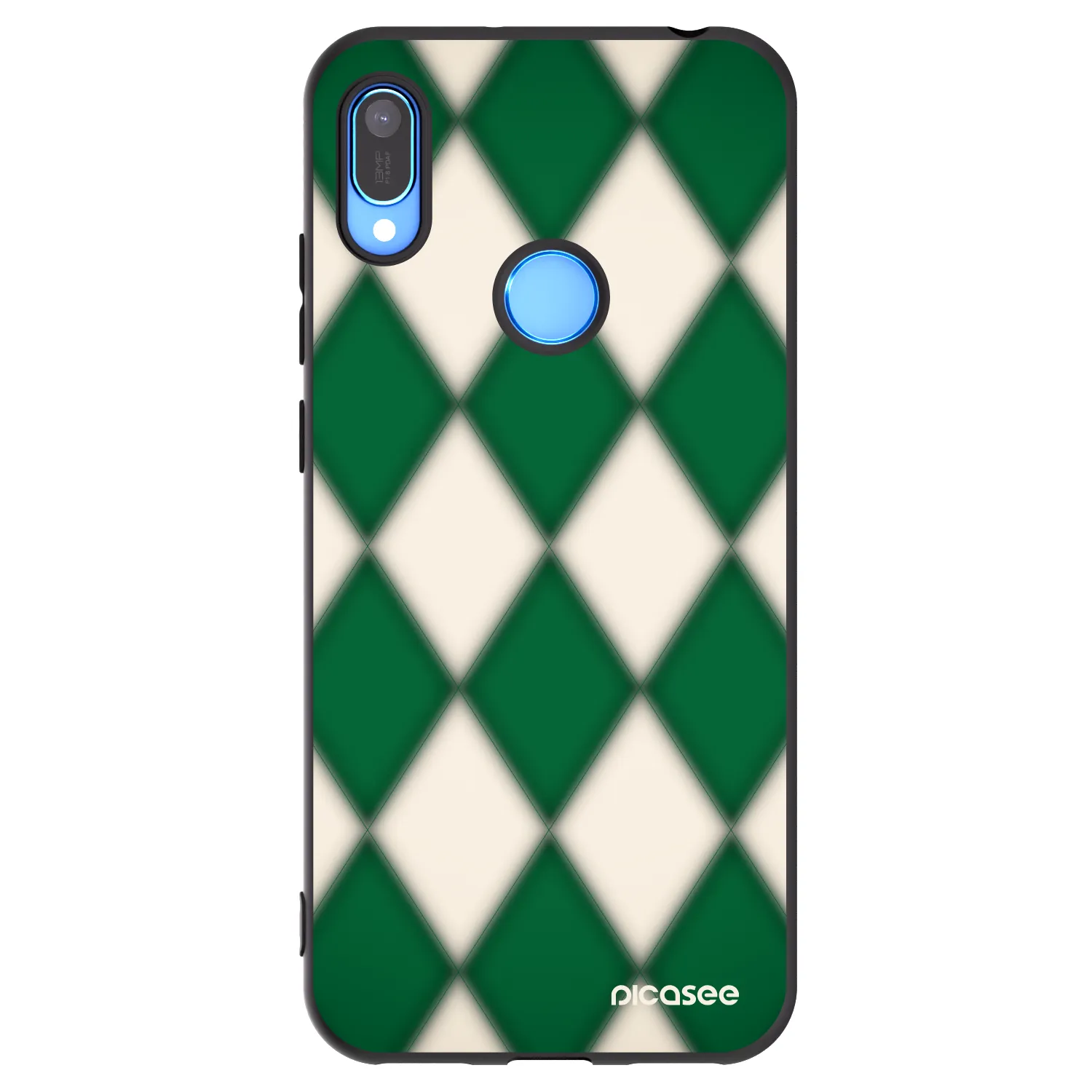 Picasee silikónový čierny obal pre Huawei Y6 2019 - Emerald Diamond