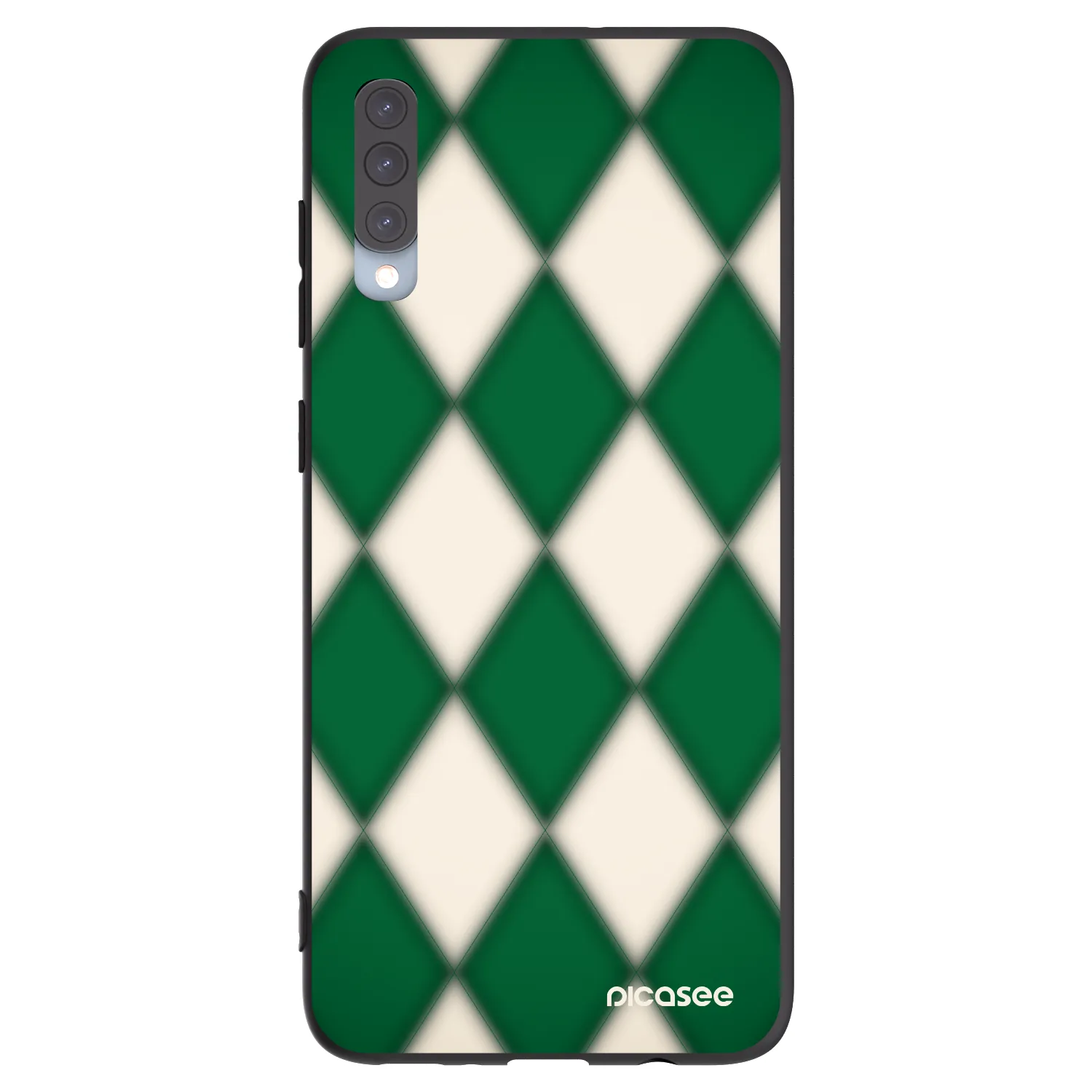 Picasee silikónový čierny obal pre Samsung Galaxy A70 A705F - Emerald Diamond