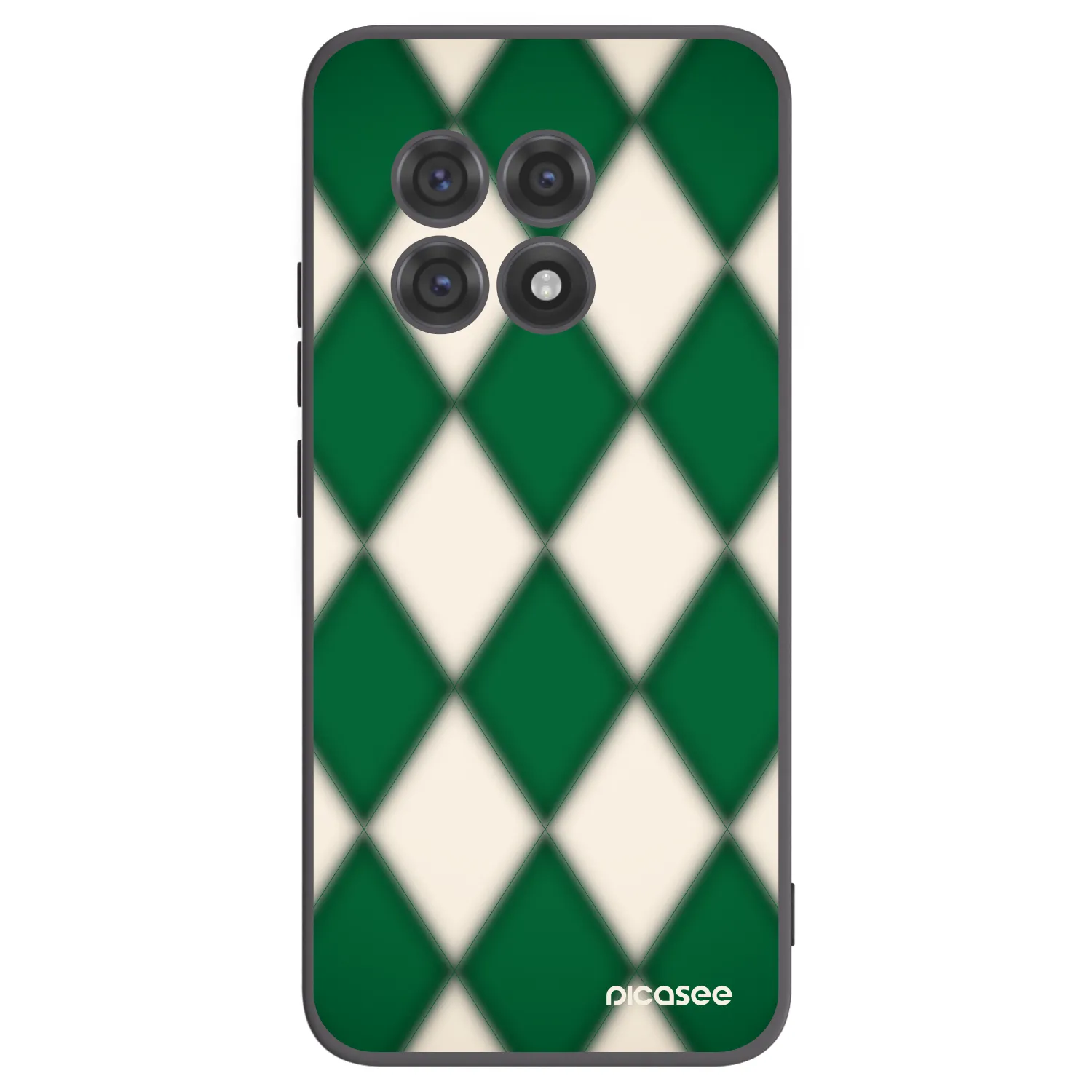 Silikónový čierny obal pre OnePlus 13R 5G - Emerald Diamond