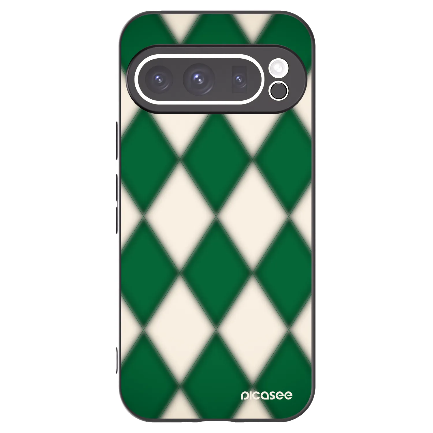 Picasee silikónový čierny obal pre Google Pixel 9 Pro XL - Emerald Diamond