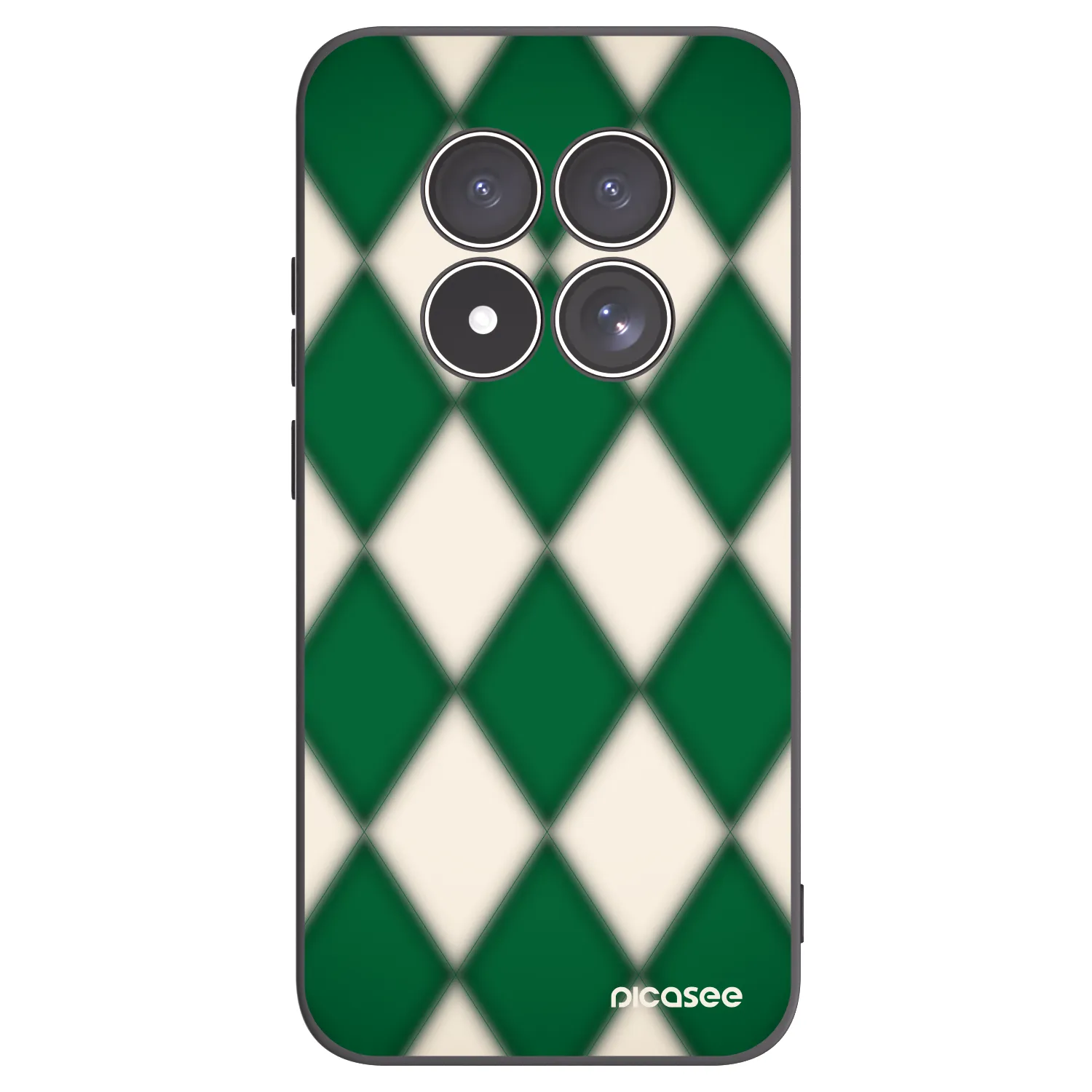 Picasee silikónový čierny obal pre Xiaomi Redmi Note 15 Pro 4G - Emerald Diamond