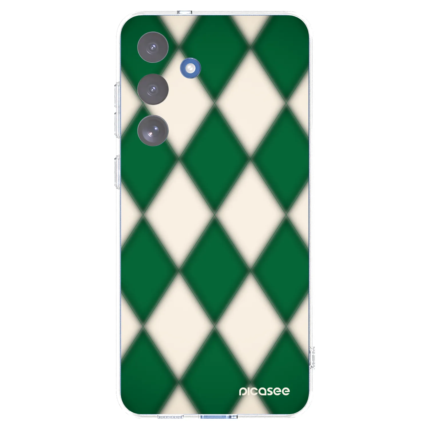 Picasee silikónový prehľadný obal pre Samsung Galaxy S25 FE 5G - Emerald Diamond