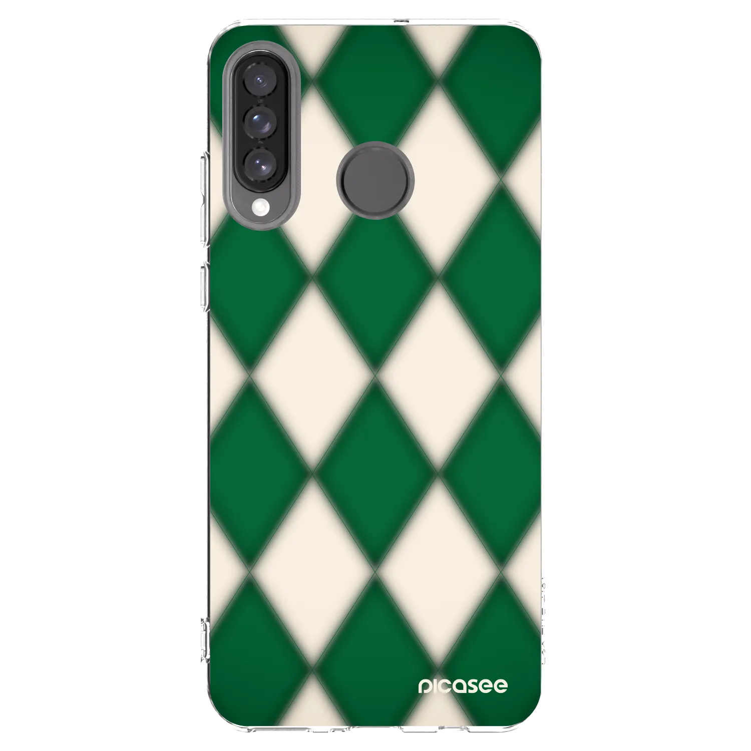 Picasee silikónový prehľadný obal pre Huawei P30 Lite - Emerald Diamond