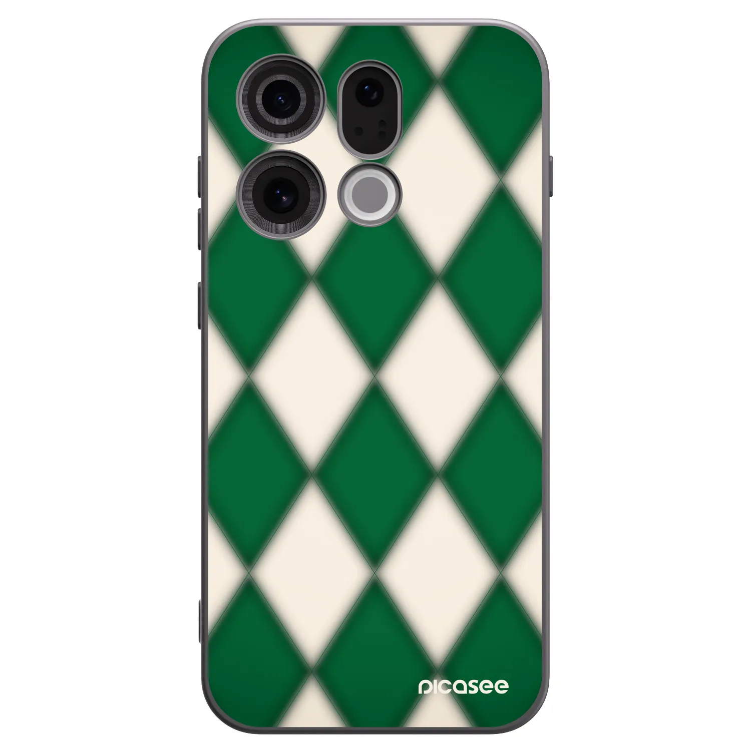 Picasee silikónový čierny obal pre OPPO Find X9 - Emerald Diamond
