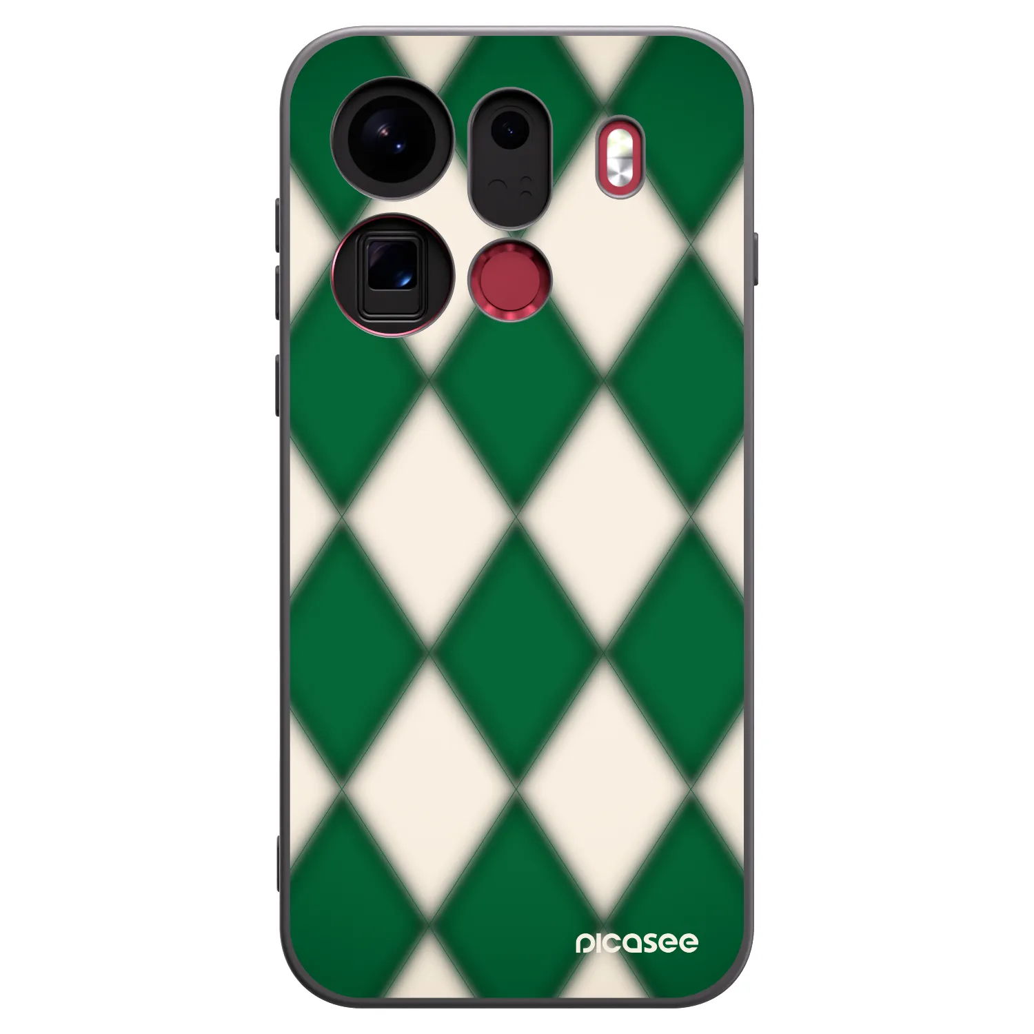 Picasee silikónový čierny obal pre OPPO Find X9 Pro - Emerald Diamond