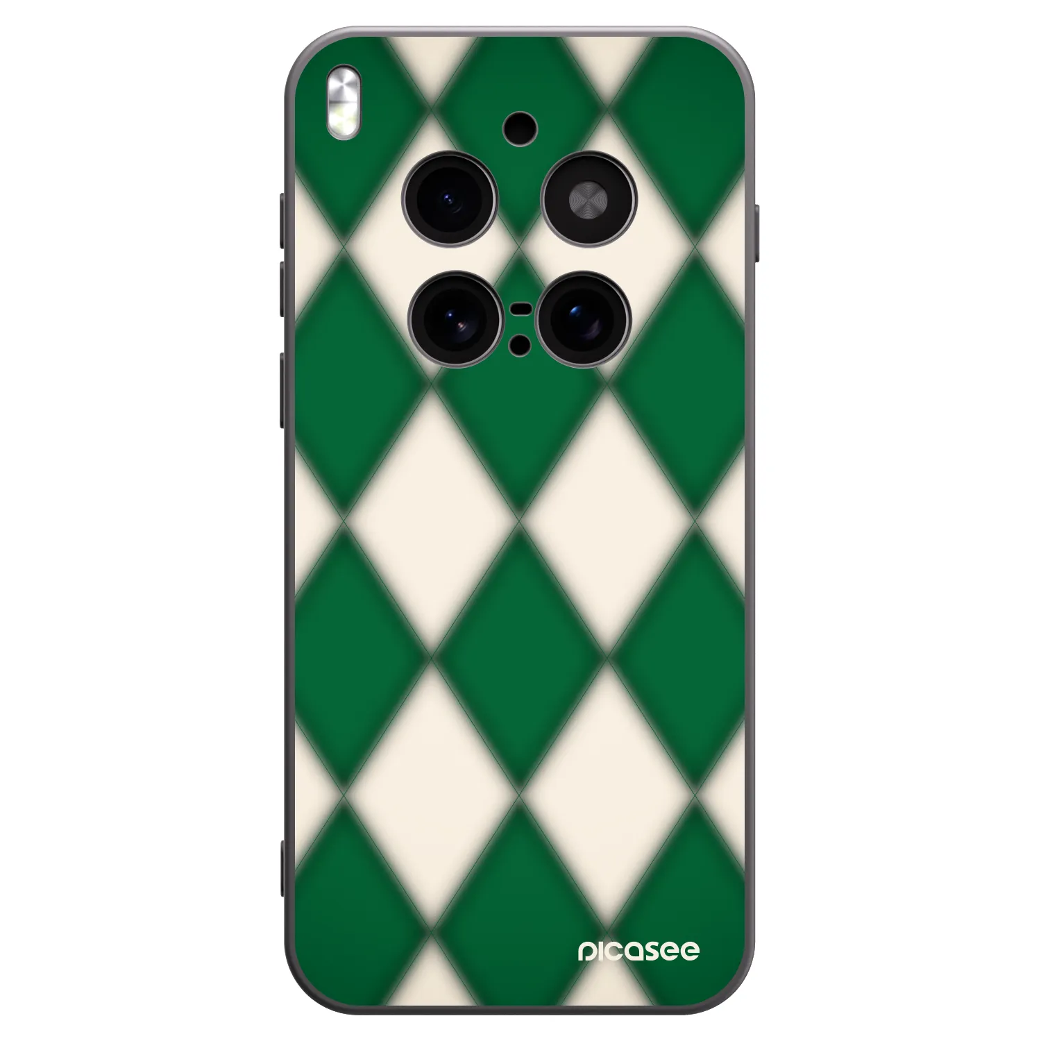 Picasee silikónový čierny obal pre Vivo X300 Pro - Emerald Diamond