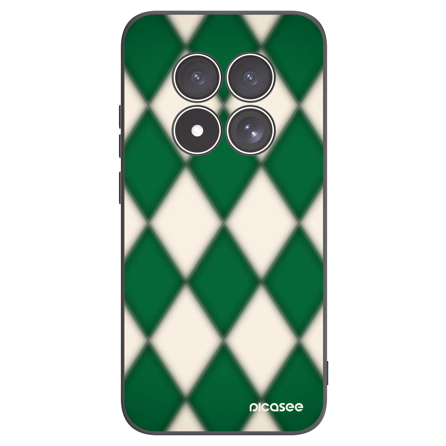 Picasee silikónový čierny obal pre Xiaomi Redmi Note 15 Pro 5G - Emerald Diamond
