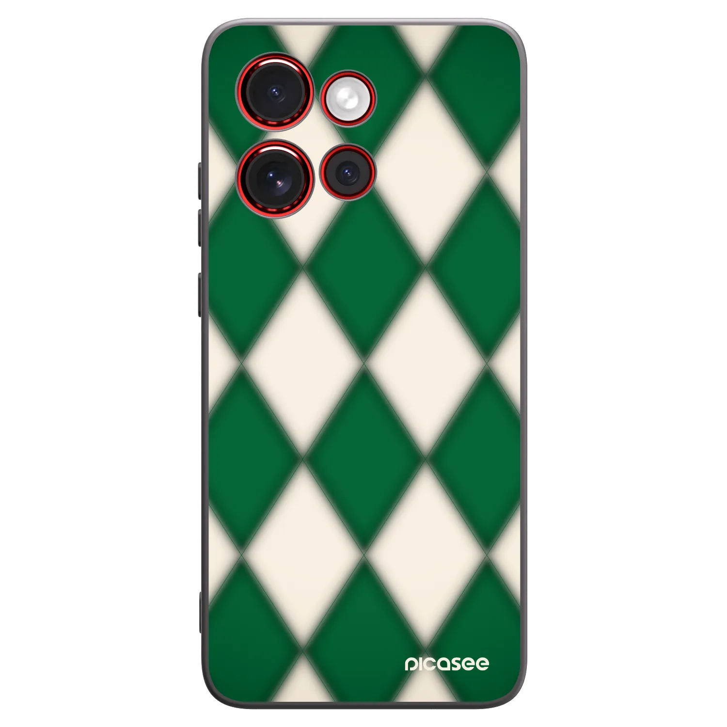 Picasee silikónový čierny obal pre Motorola Edge 60 Neo 5G - Emerald Diamond