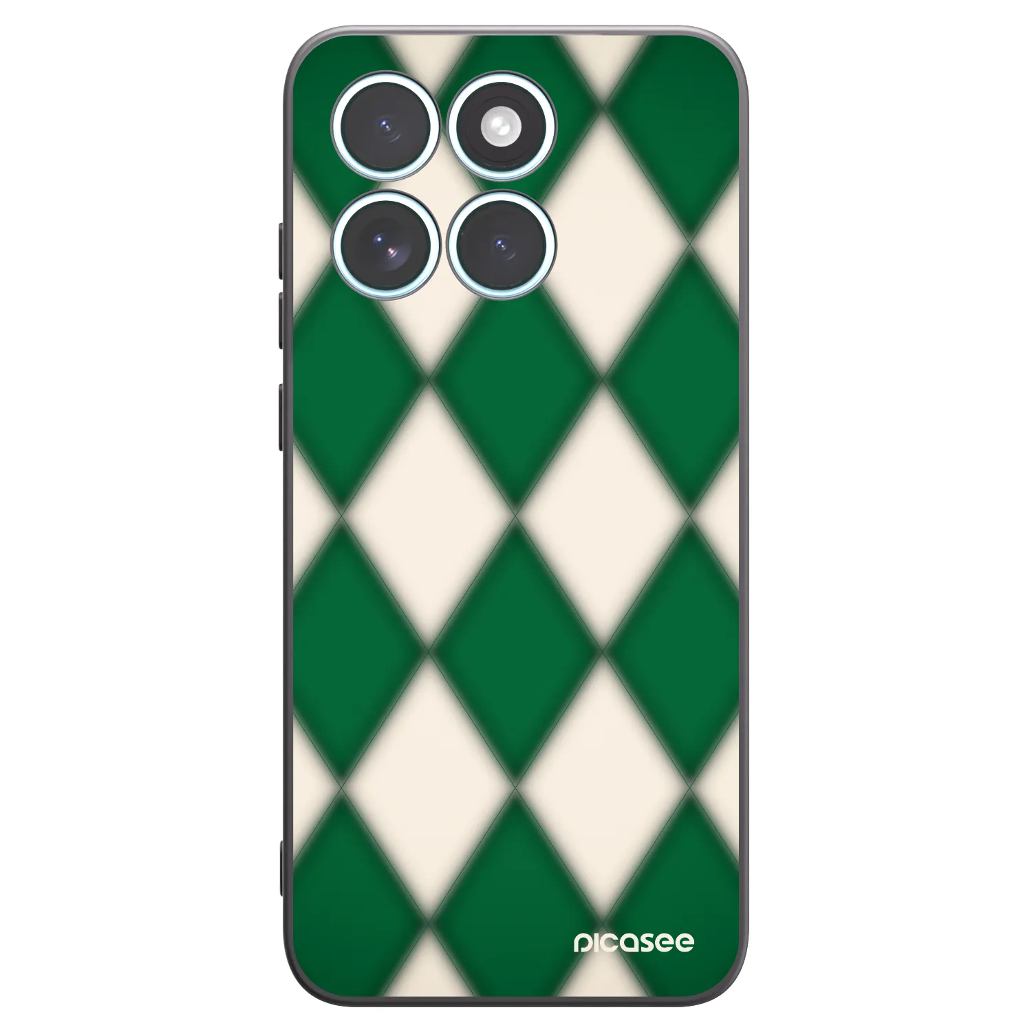 Picasee silikónový čierny obal pre Motorola Edge 70 Fusion - Emerald Diamond