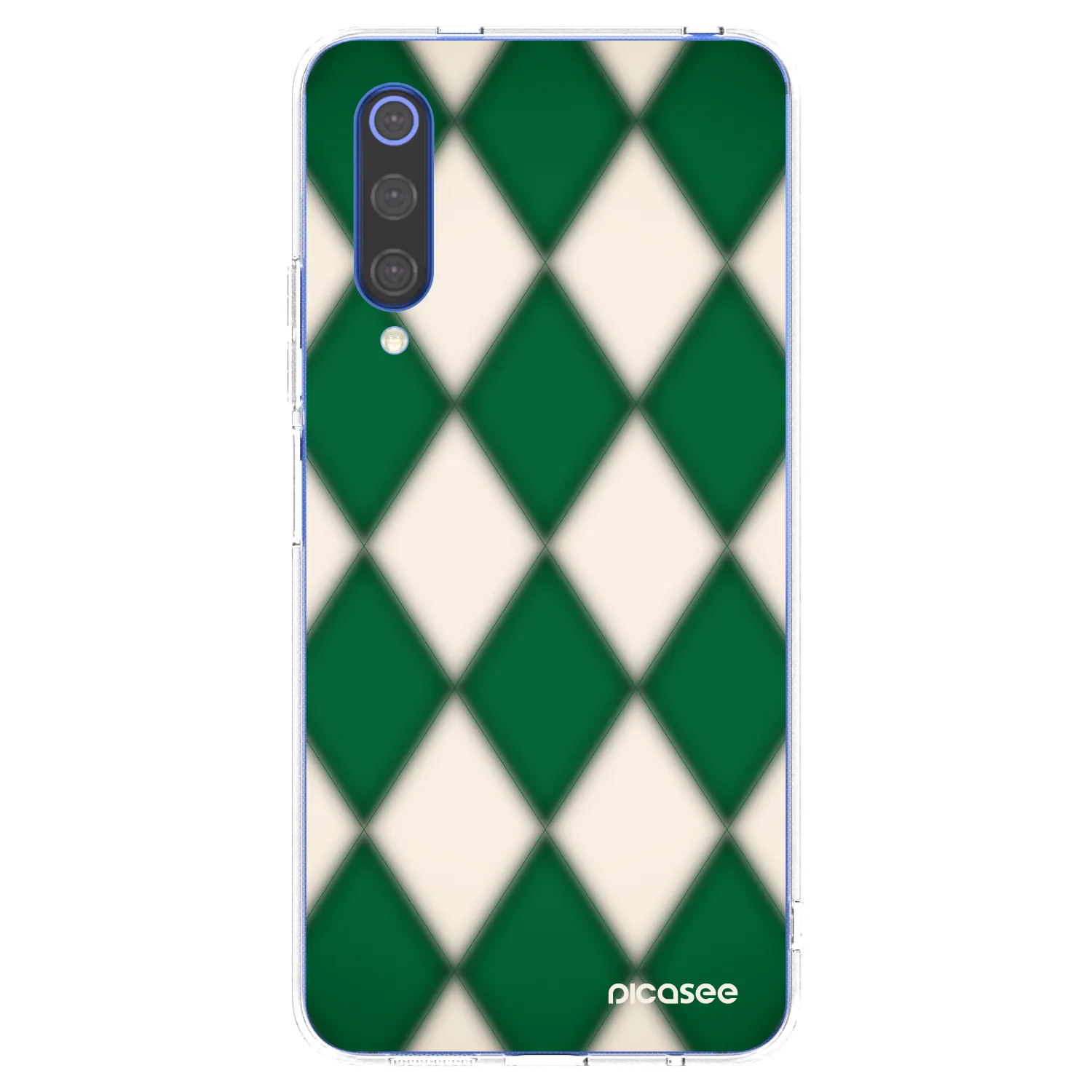 Picasee silikónový prehľadný obal pre Xiaomi Mi 9 SE - Emerald Diamond