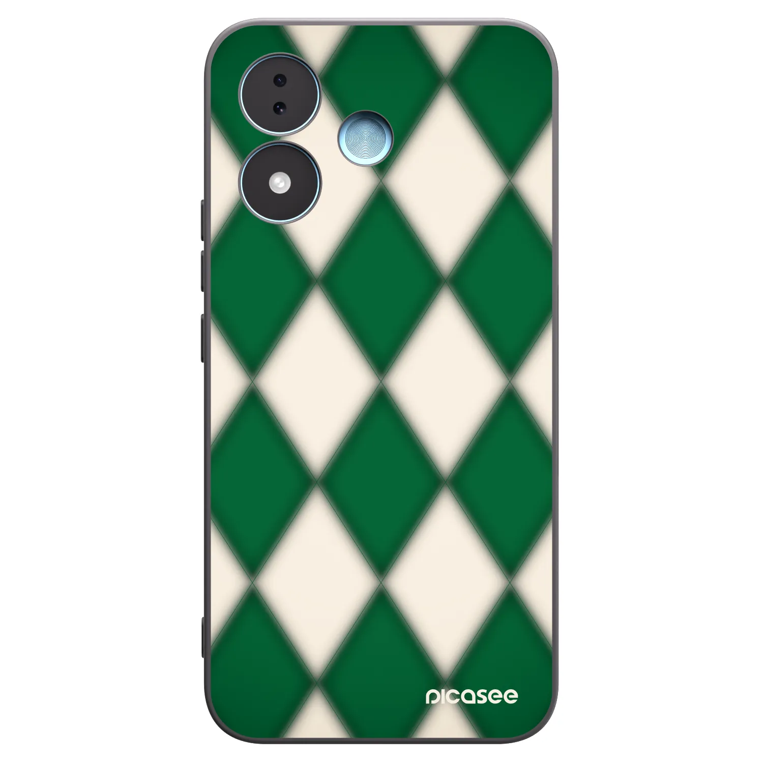 Picasee silikónový čierny obal pre Xiaomi Redmi Note 17 5G - Emerald Diamond