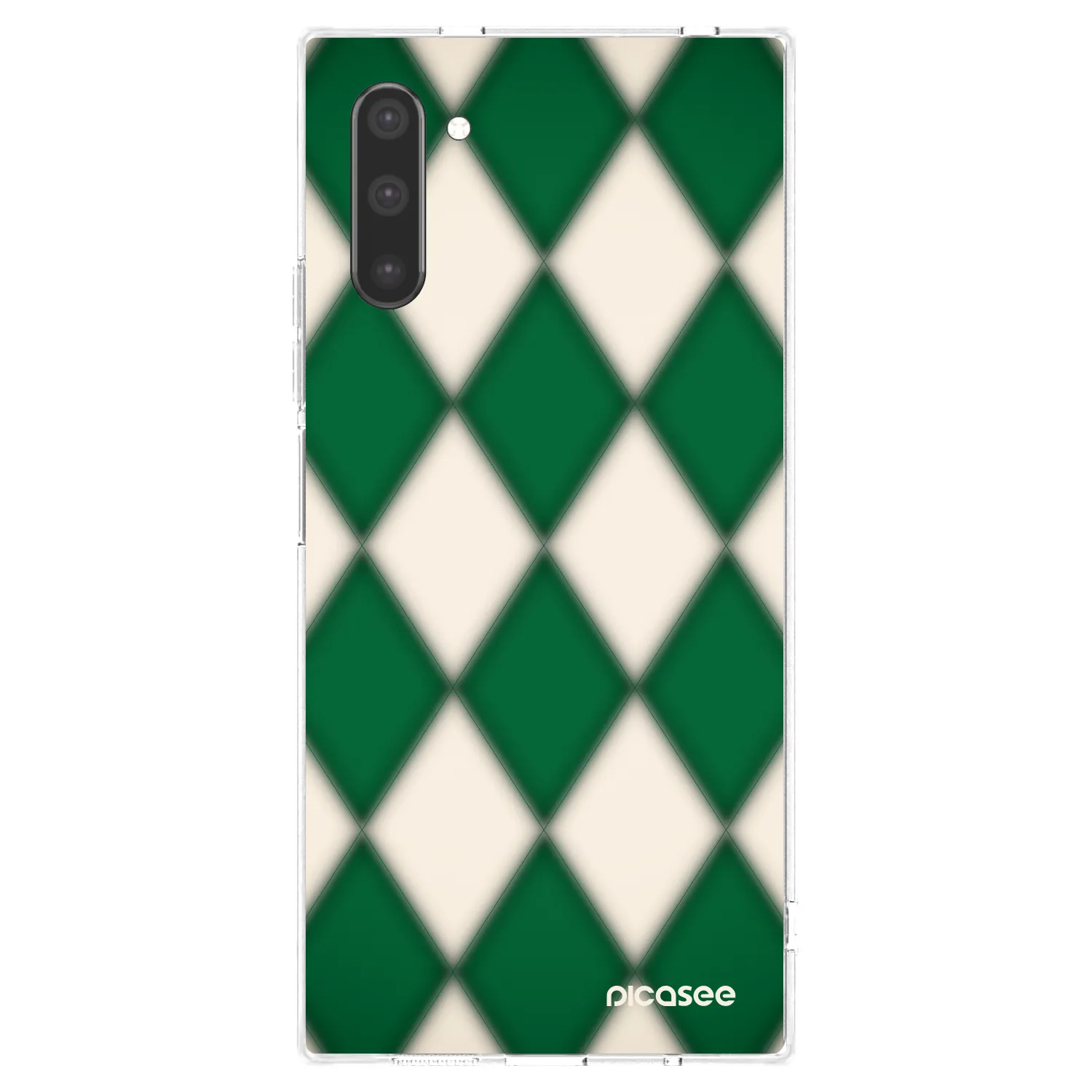 Picasee silikónový prehľadný obal pre Samsung Galaxy Note 10 N970F - Emerald Diamond