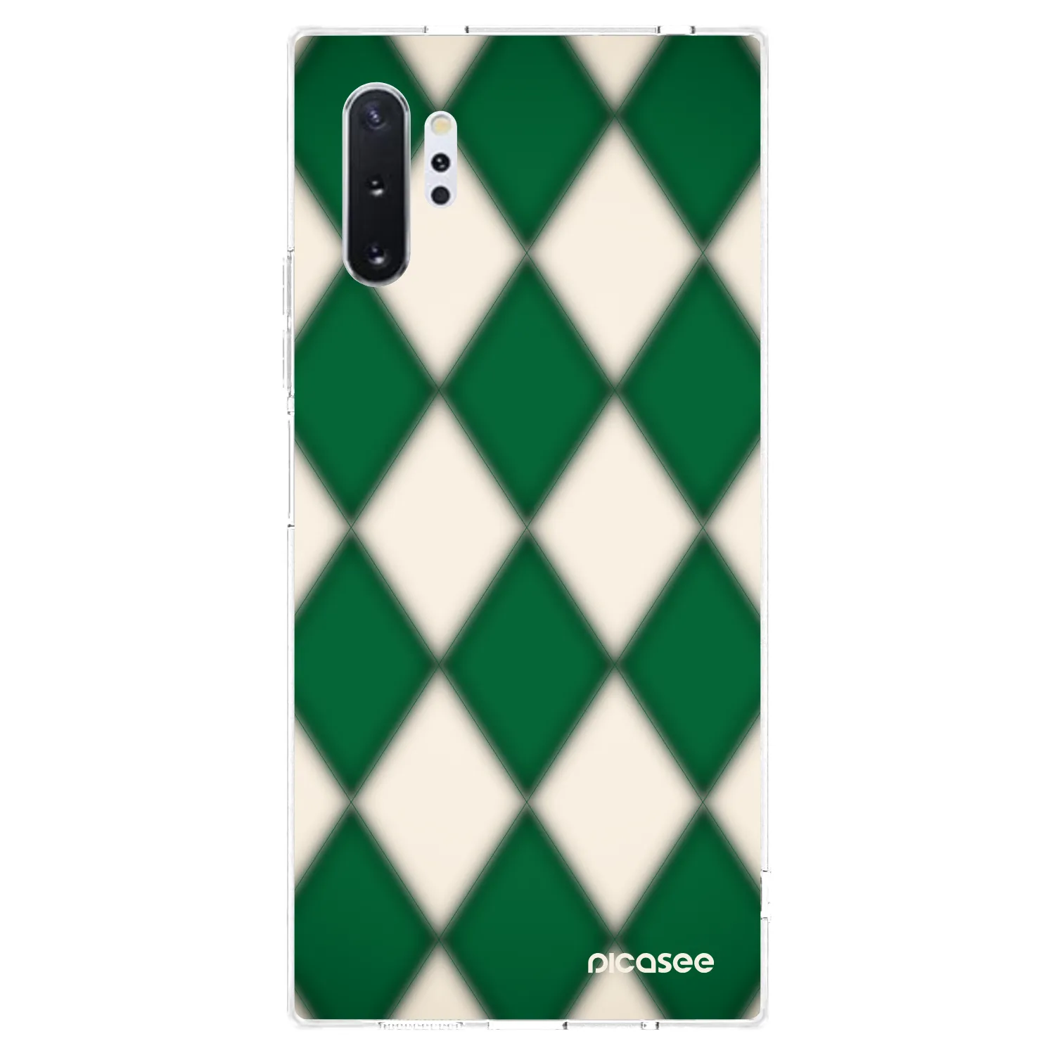 Picasee silikónový prehľadný obal pre Samsung Galaxy Note 10+ N975F - Emerald Diamond