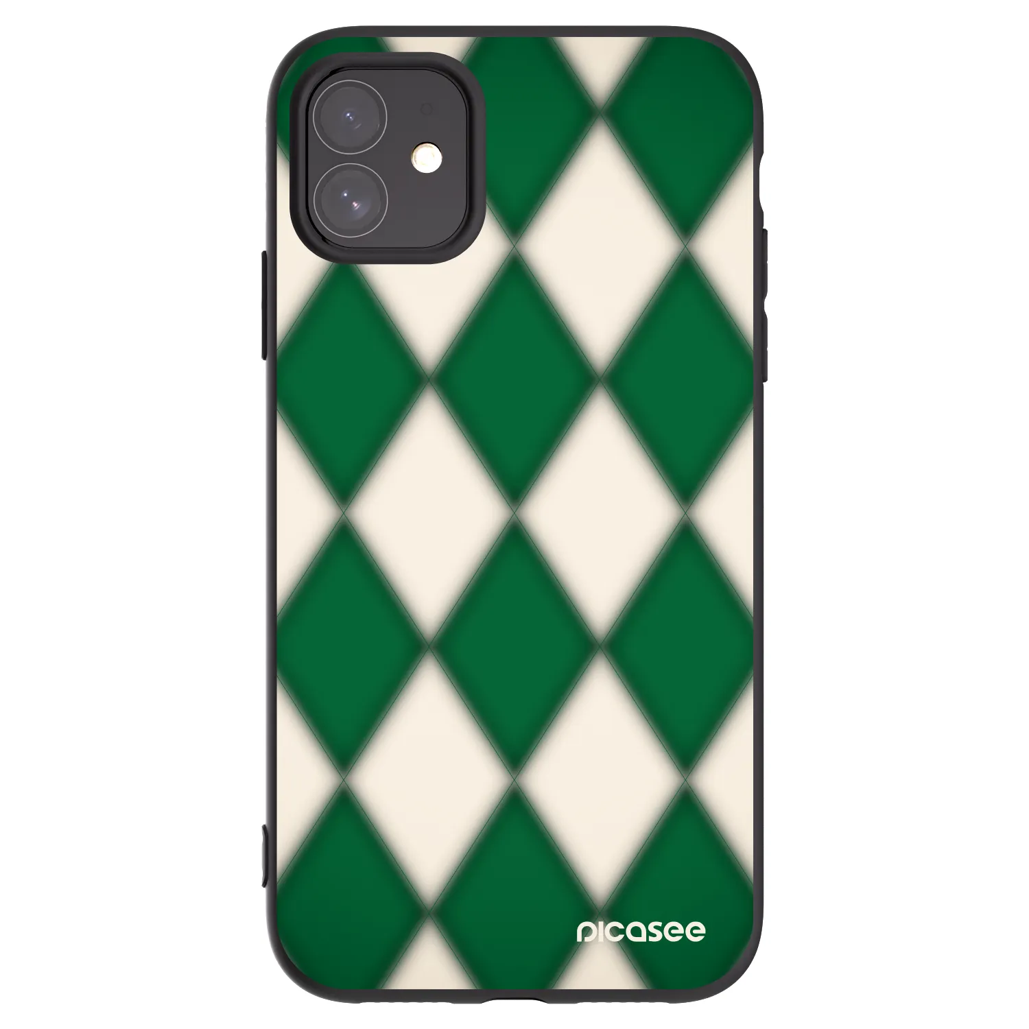 Picasee silikónový čierny obal pre Apple iPhone 11 - Emerald Diamond