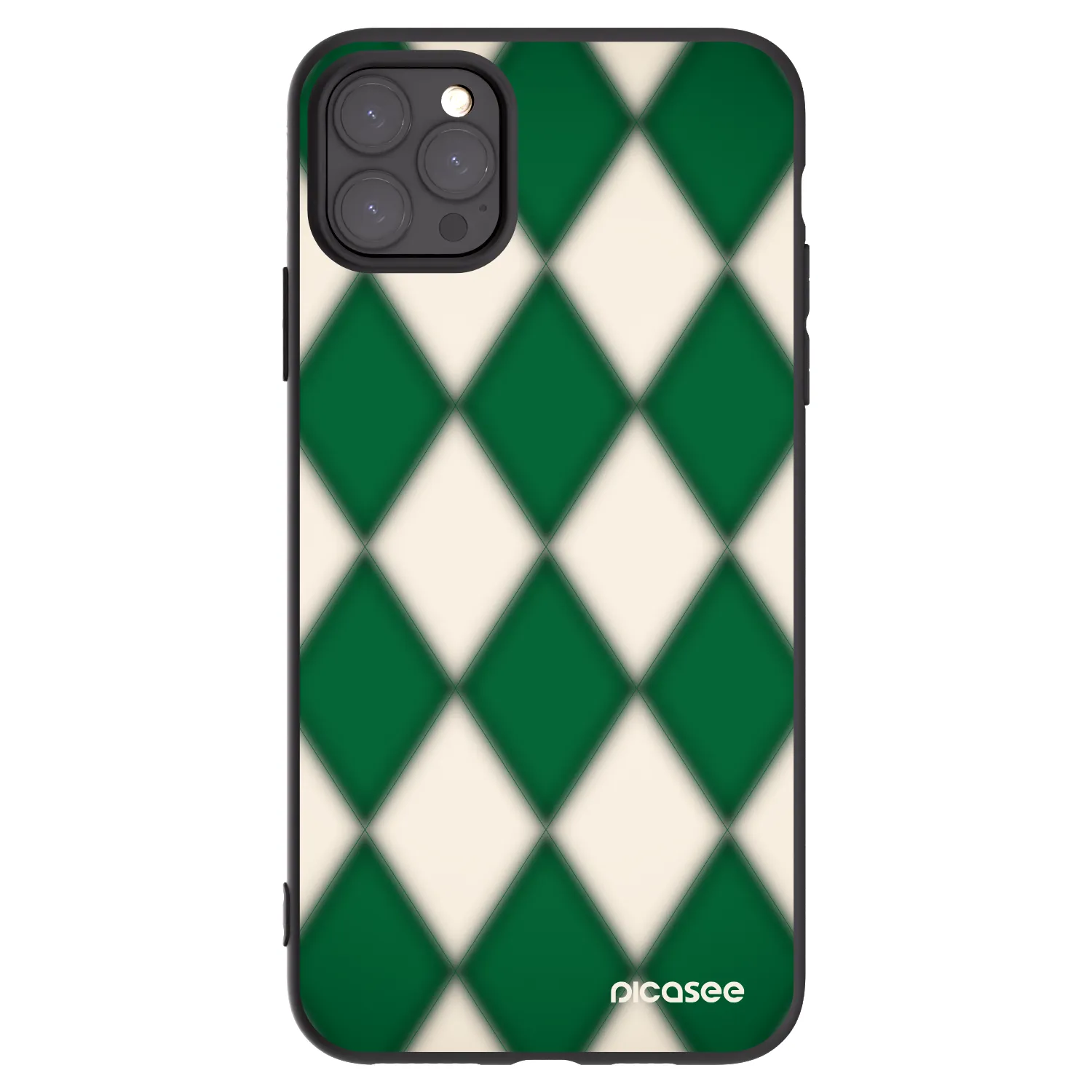 Picasee silikónový čierny obal pre Apple iPhone 11 Pro Max - Emerald Diamond