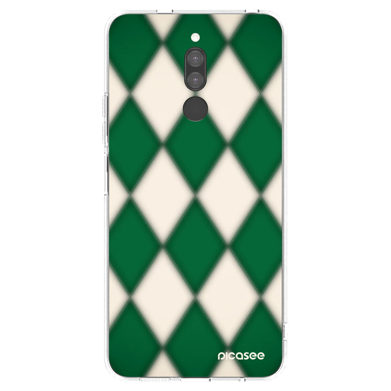 Silikónový prehľadný obal pre Xiaomi Redmi 8 - Emerald Diamond
