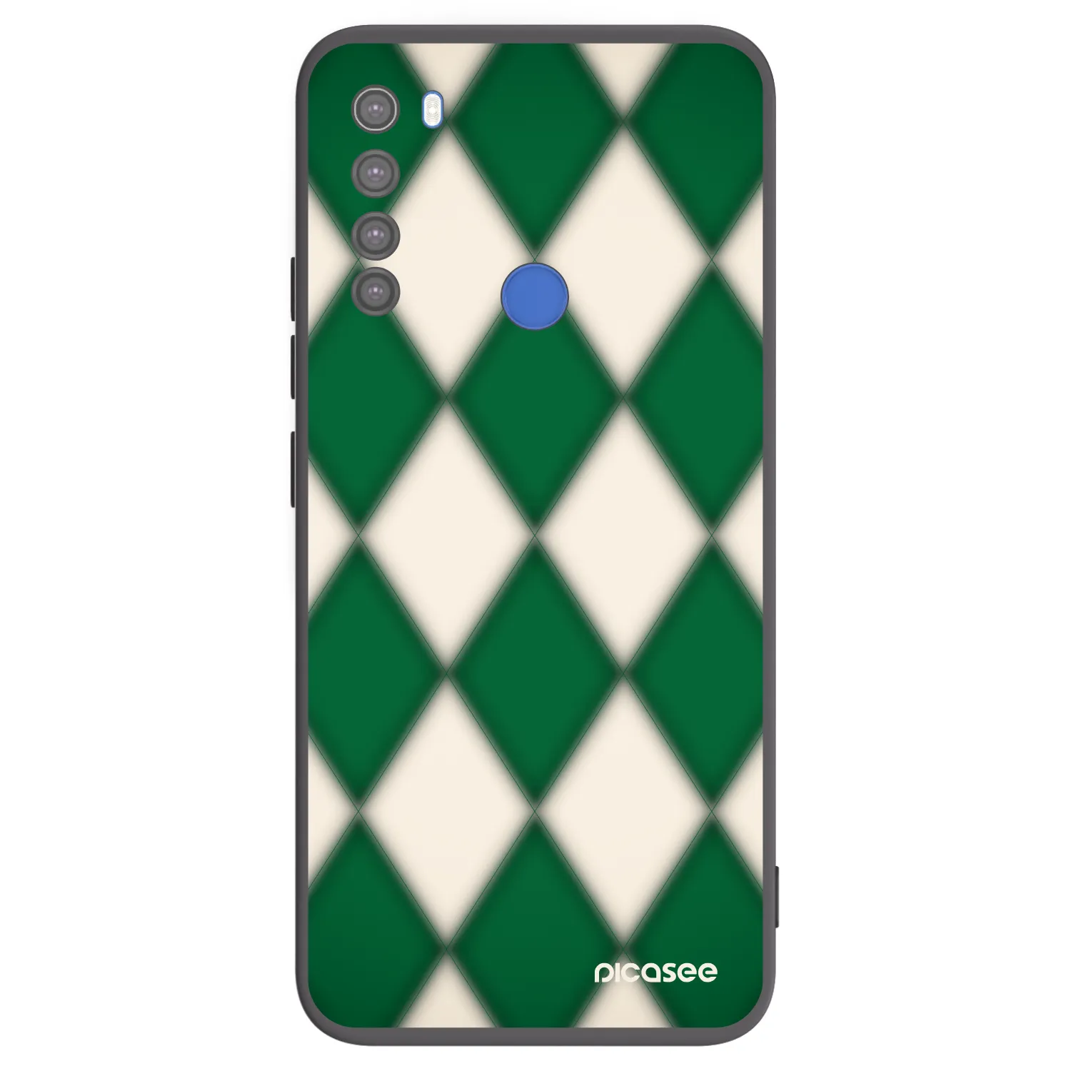 Picasee silikónový čierny obal pre Xiaomi Redmi Note 8T - Emerald Diamond