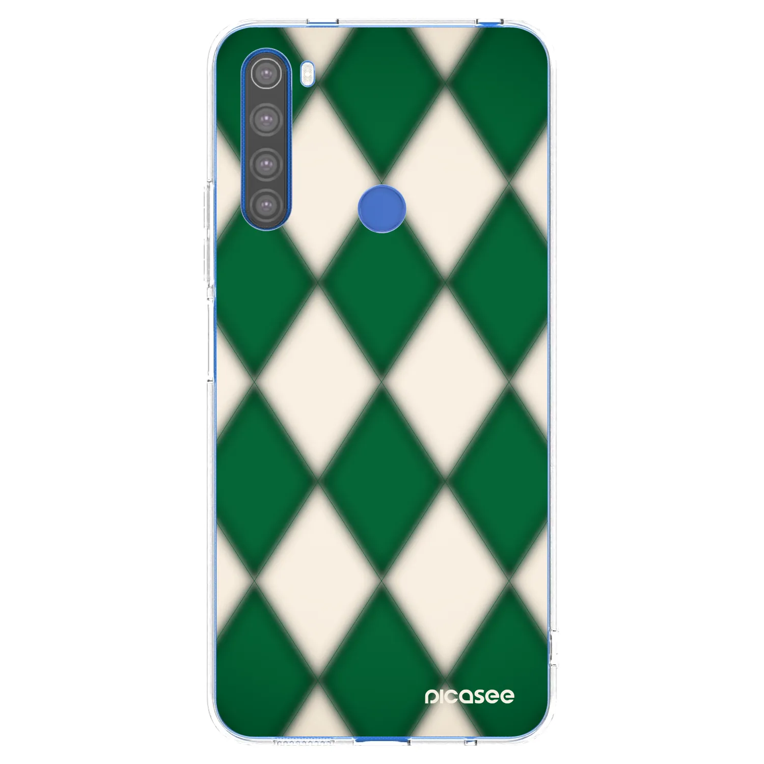 Picasee silikónový prehľadný obal pre Xiaomi Redmi Note 8T - Emerald Diamond